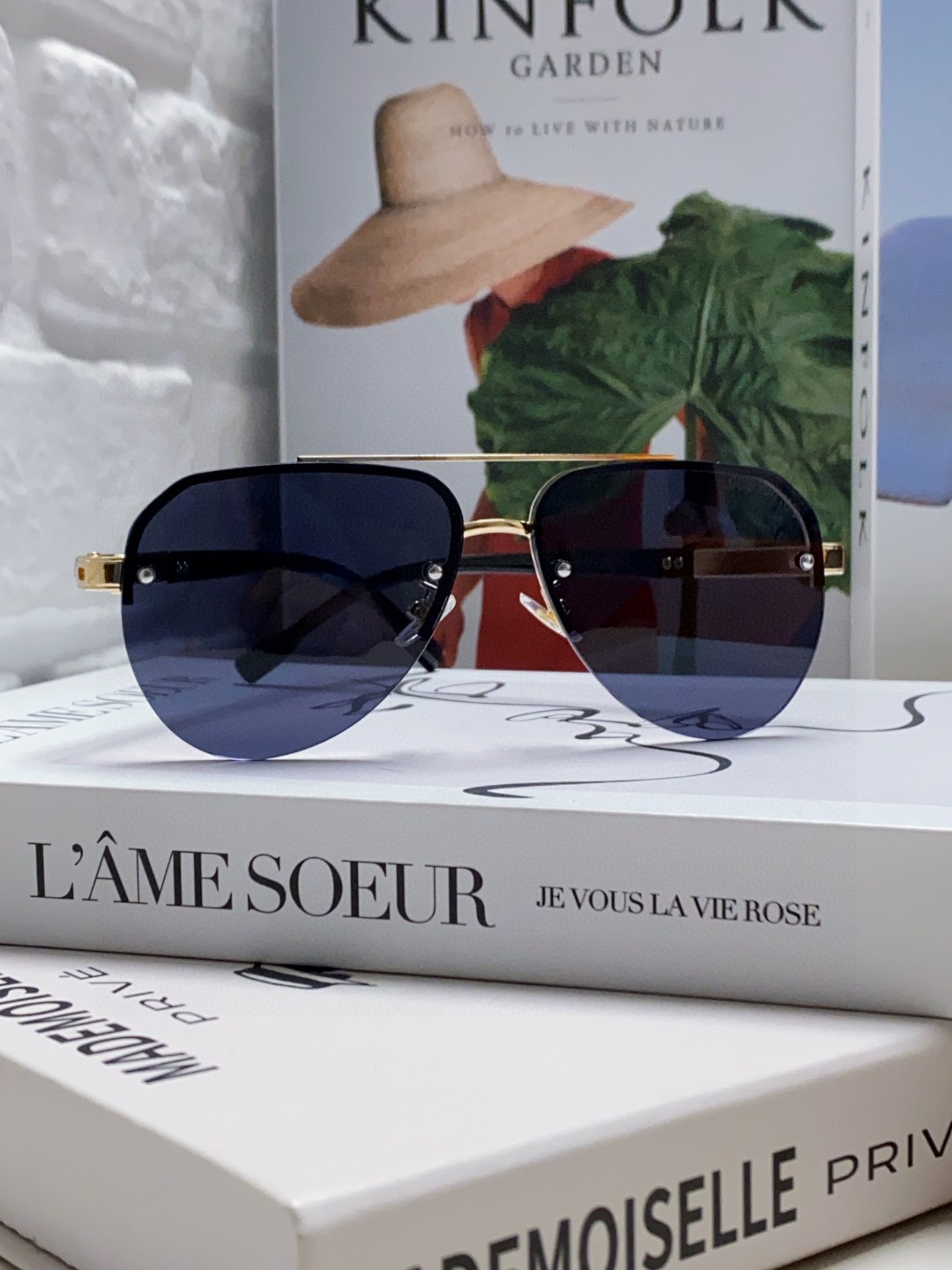 LOUIS VUITTON ルイヴィトン メタルフレーム サングラス フライトグラス 男女兼用 防紫外線 ブラック ブラウン グリーン シルバー ブラックゴールド 多色展開 - 画像 3