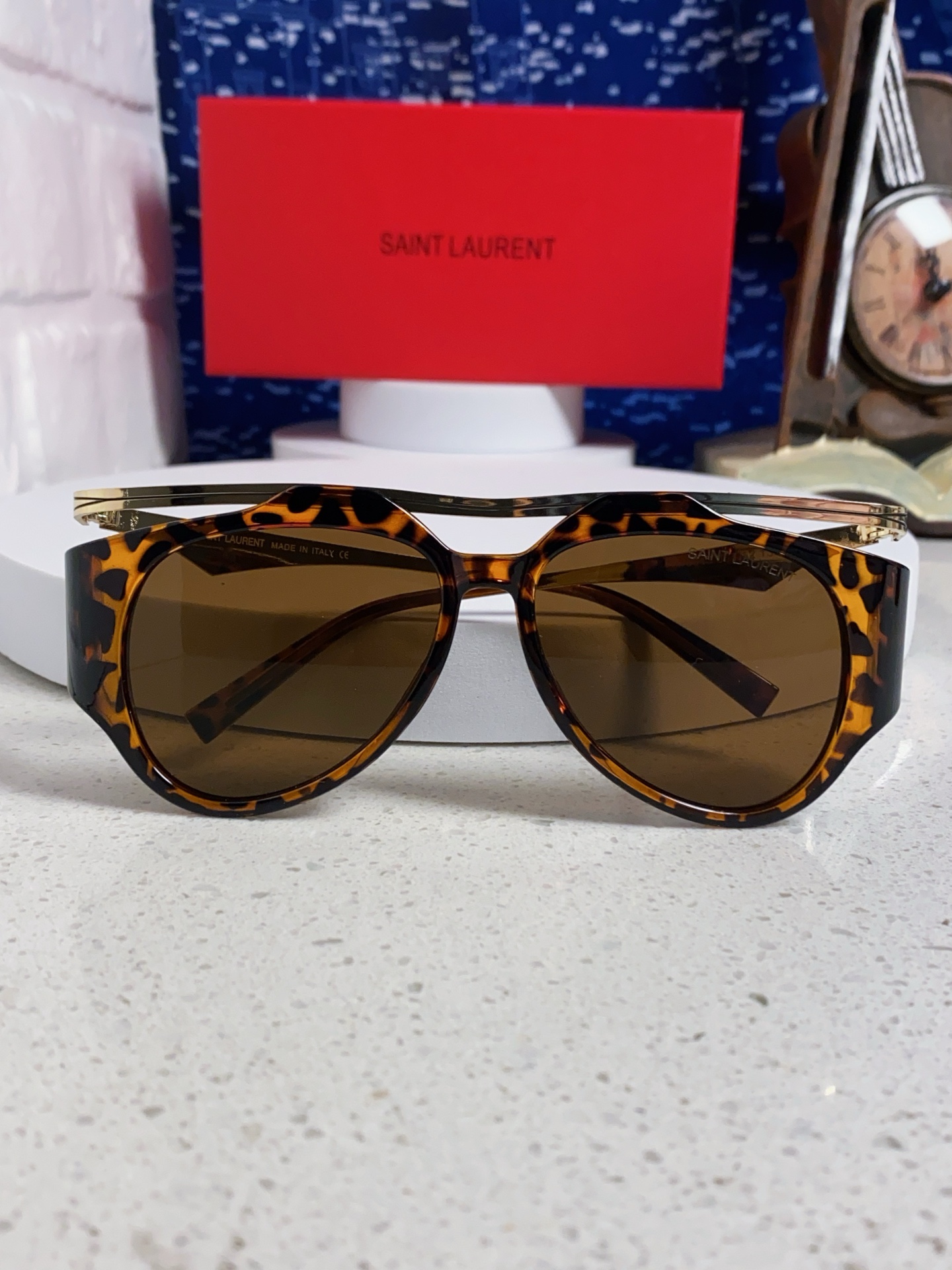 SAINT LAURENT サンローラン サングラス フェイスサングラス シェイプ レディース メンズ トゥルーレディース 多色展開 - 画像 3