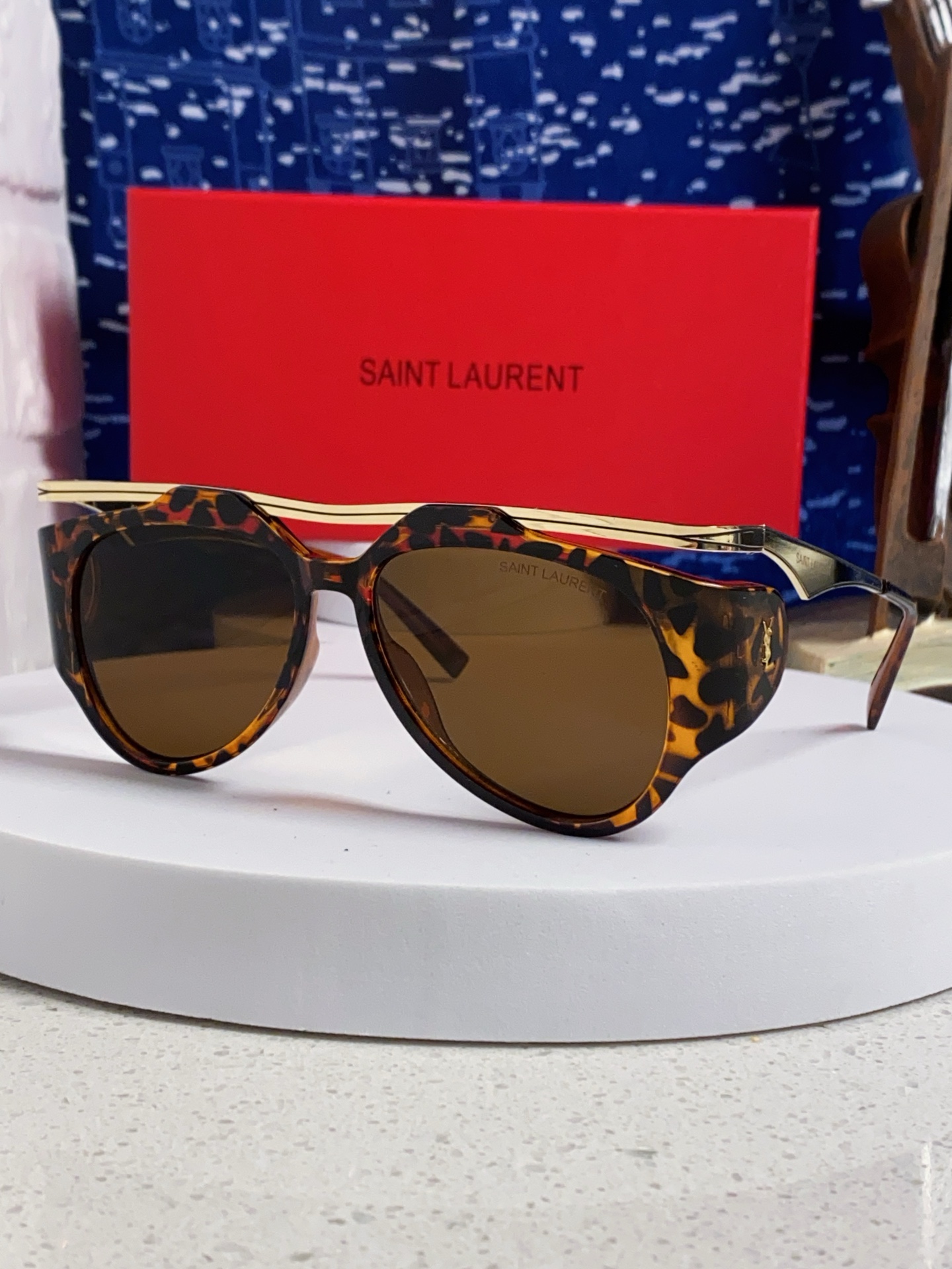 SAINT LAURENT サンローラン サングラス フェイスサングラス シェイプ レディース メンズ トゥルーレディース 多色展開 - 画像 8