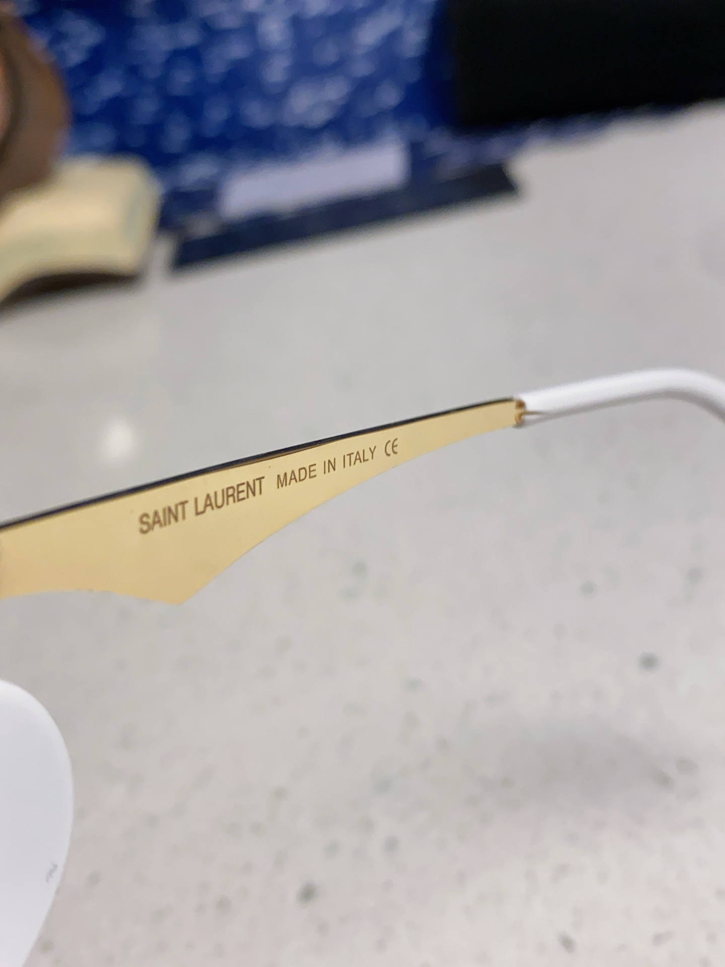 SAINT LAURENT サンローラン サングラス フレーム付き 3D立体 フレームデザイン メンズ レディース ホワイト 多色展開 - 画像 9