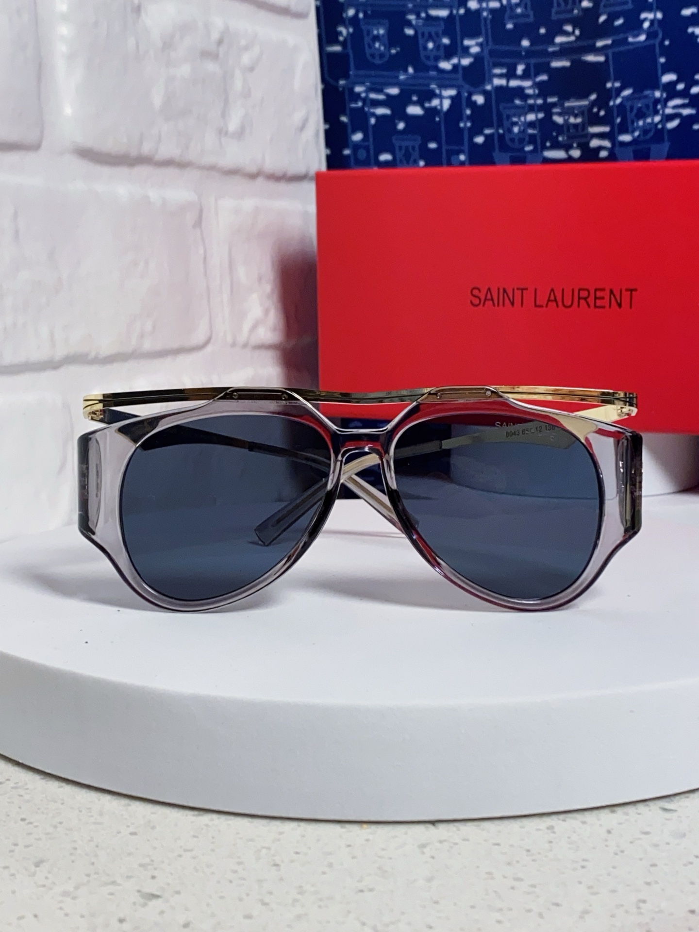 SAINT LAURENT サンローラン サングラス メンズ レディース 8043 ブラック ホワイト レディース 多色展開 - 画像 5