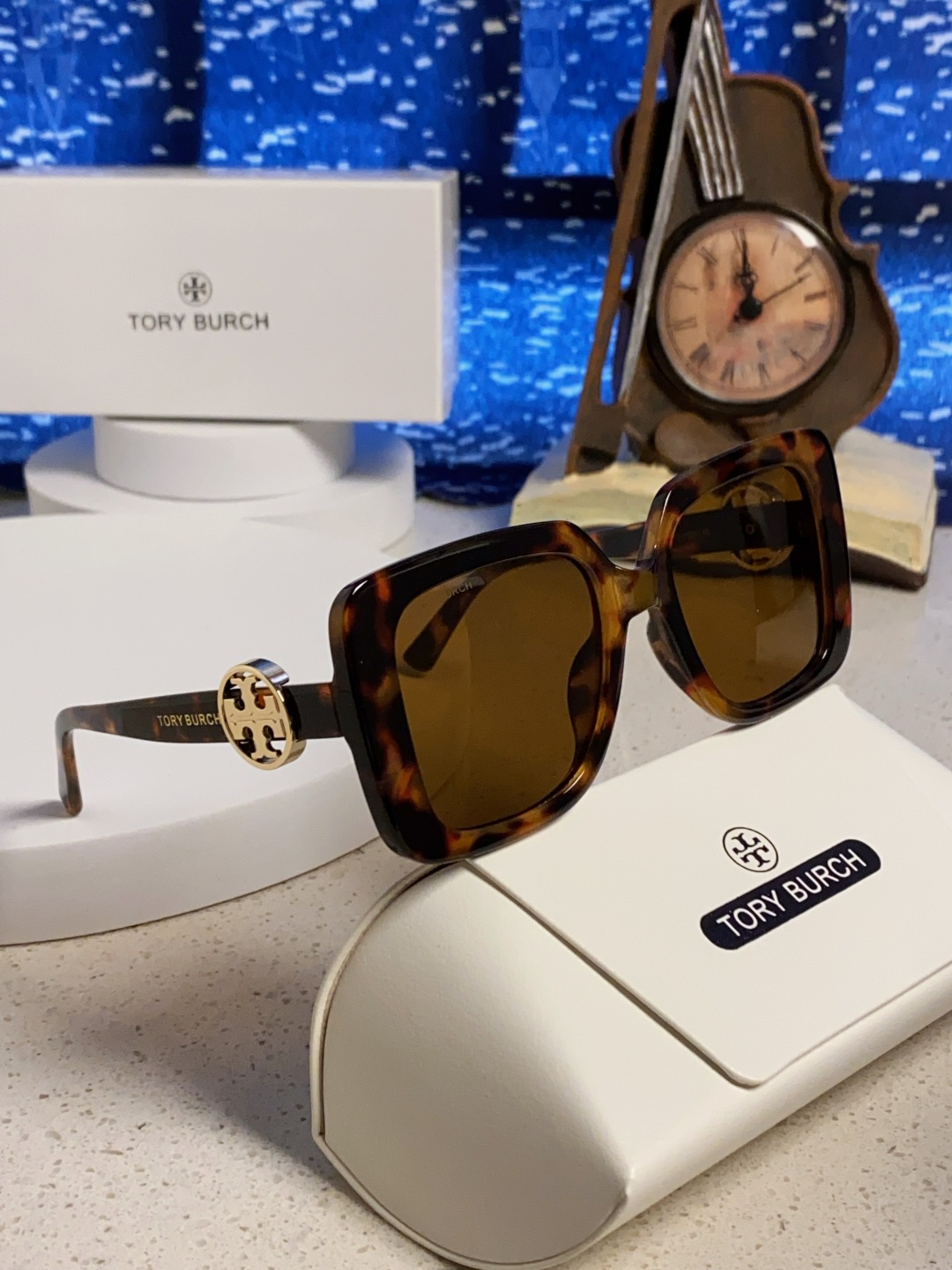 TORY BURCH トリー バーチ サングラス フラットシェイプ 通勤 レディース 全6色展開 - 画像 2