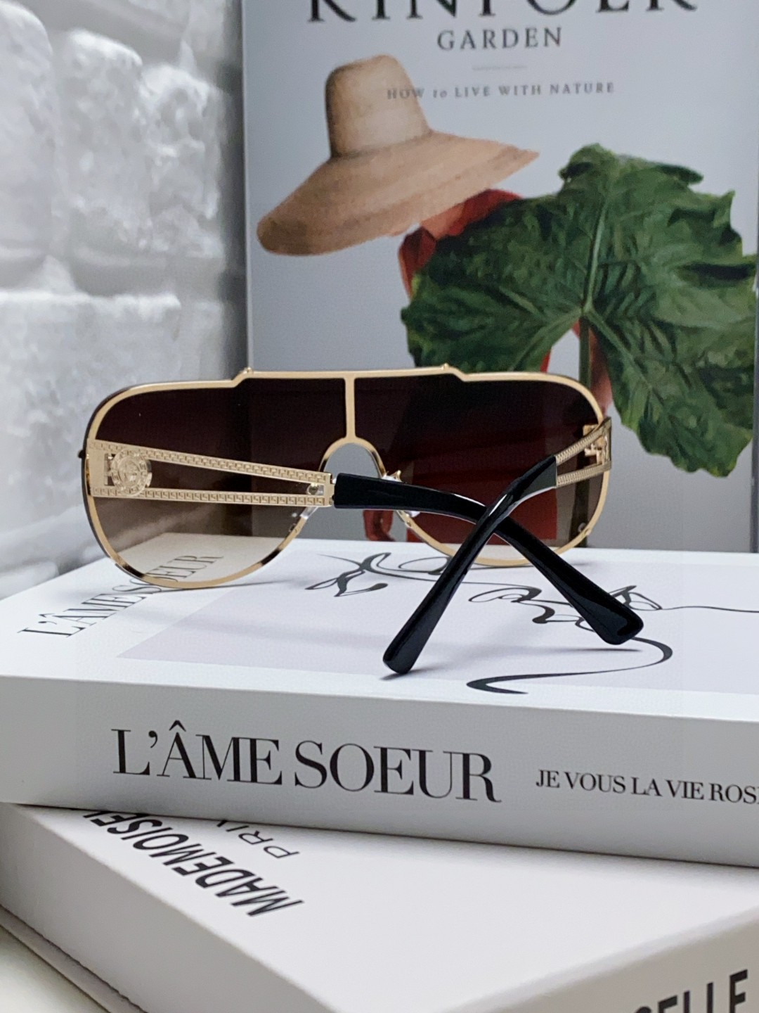 VERSACE ヴェルサーチ メガネ フレーム モデルP135 メガネ メガネ サングラス ブラック ブラウン ダークグリーン 多色展開 - 画像 3