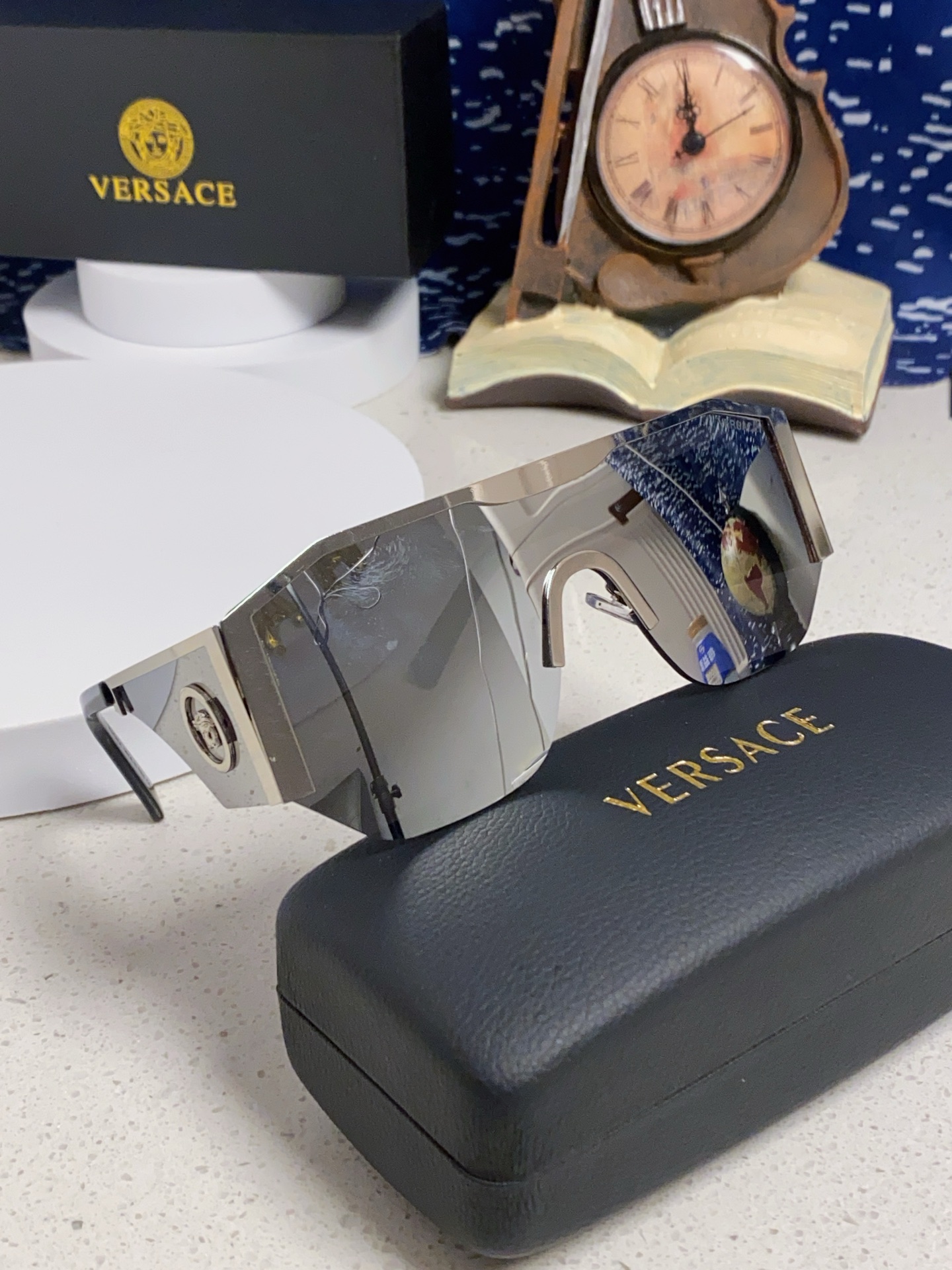 VERSACE ヴェルサーチ サングラス メタルフレーム プレミアム メガネ メンズ レディース メガネ 6色展開 - 画像 2