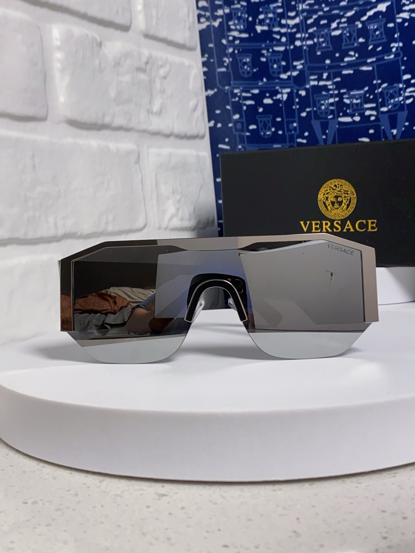 VERSACE ヴェルサーチ サングラス メタルフレーム プレミアム メガネ メンズ レディース メガネ 6色展開 - 画像 5