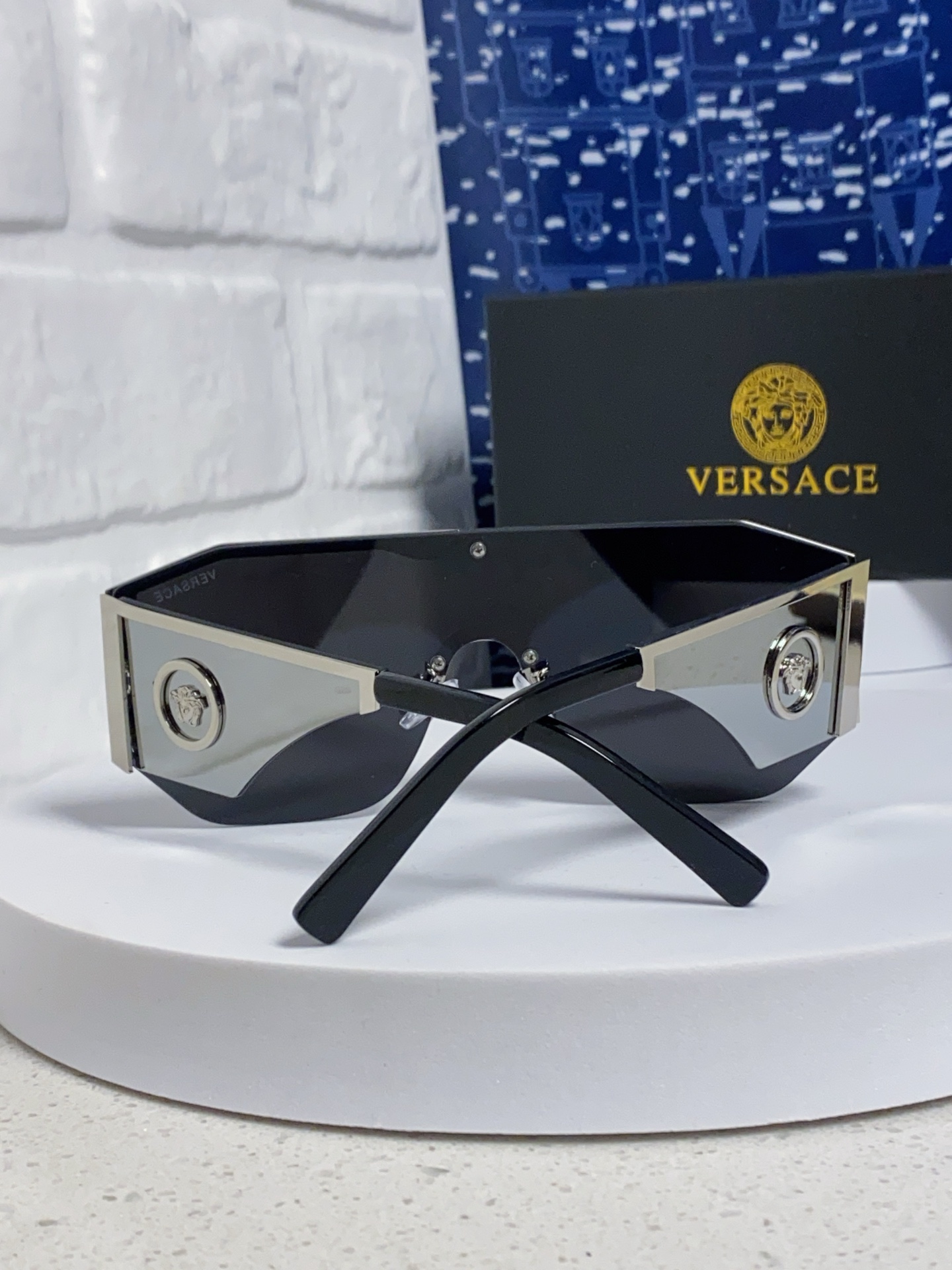 VERSACE ヴェルサーチ サングラス メタルフレーム プレミアム メガネ メンズ レディース メガネ 6色展開 - 画像 6