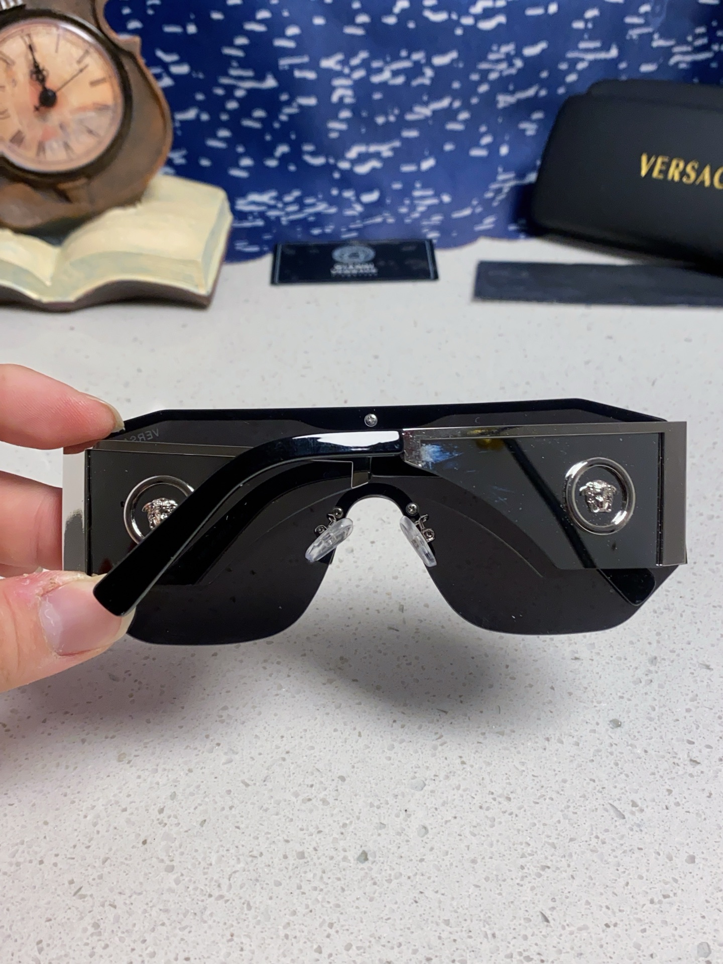 VERSACE ヴェルサーチ サングラス メタルフレーム プレミアム メガネ メンズ レディース メガネ 6色展開 - 画像 8
