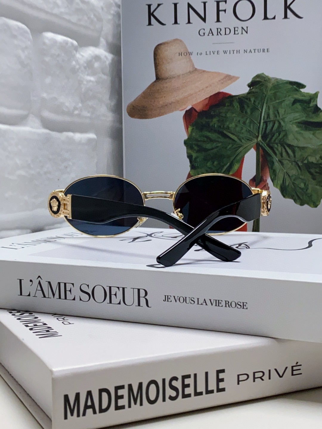 P135 Versace范思哲 新款太阳眼镜墨镜复古椭圆时尚欧美明星同款休闲墨镜男女 VES71 - 画像 6