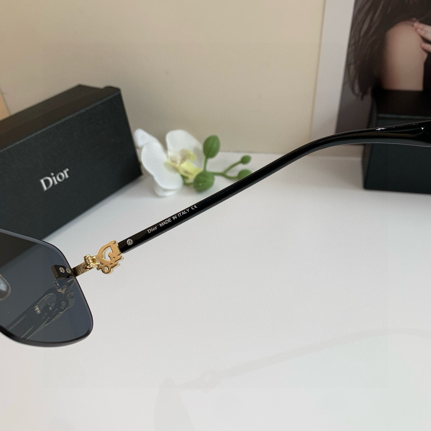 Dior ディオール サングラス 无镜框 サングラス 偏光 メンズ レディース ブラック ブラウン 多色展開 - 画像 6