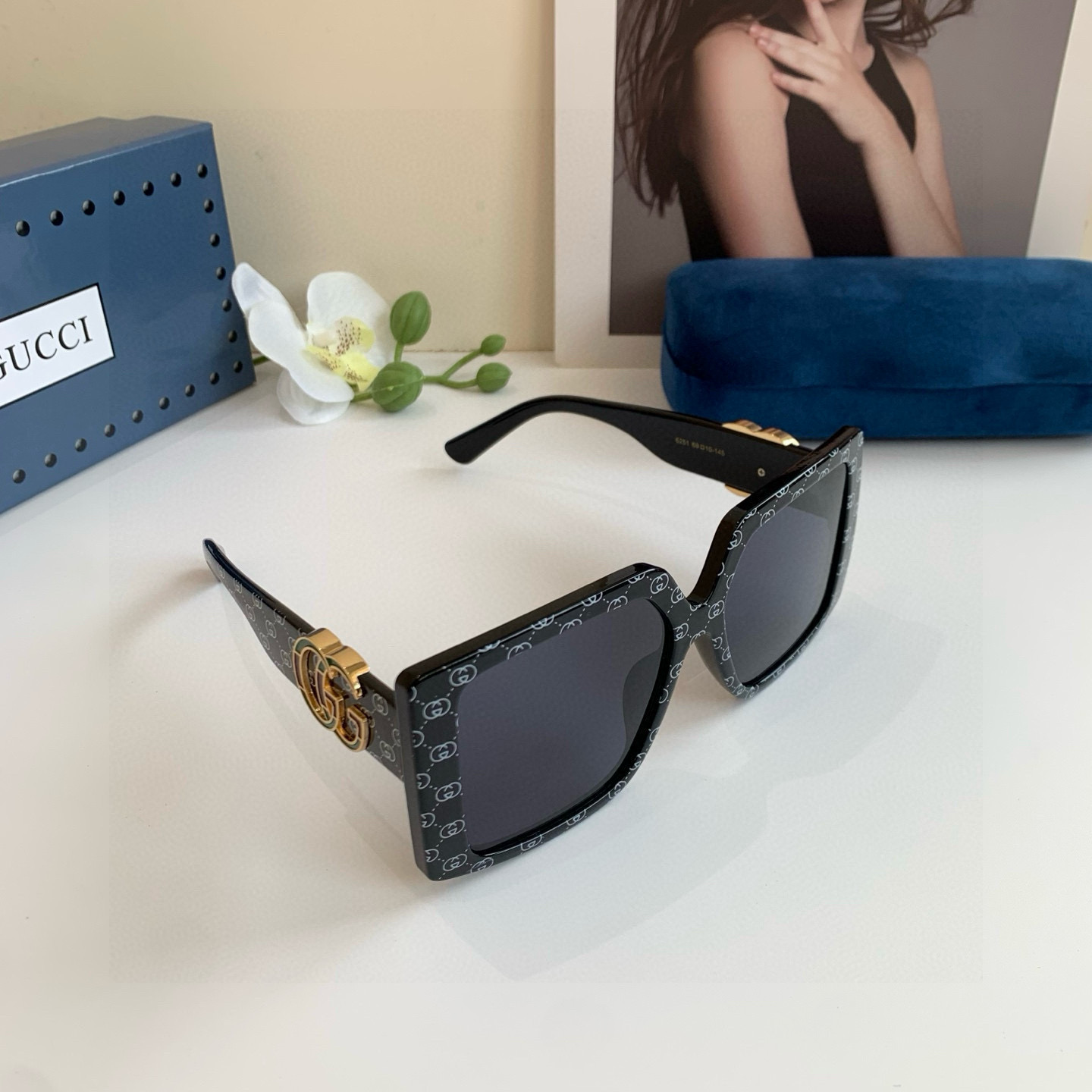 GUCCI グッチ メガネ フレーム 大きめ サングラス ブラック 31477 メンズ レディース ショップスタイル 人気商品