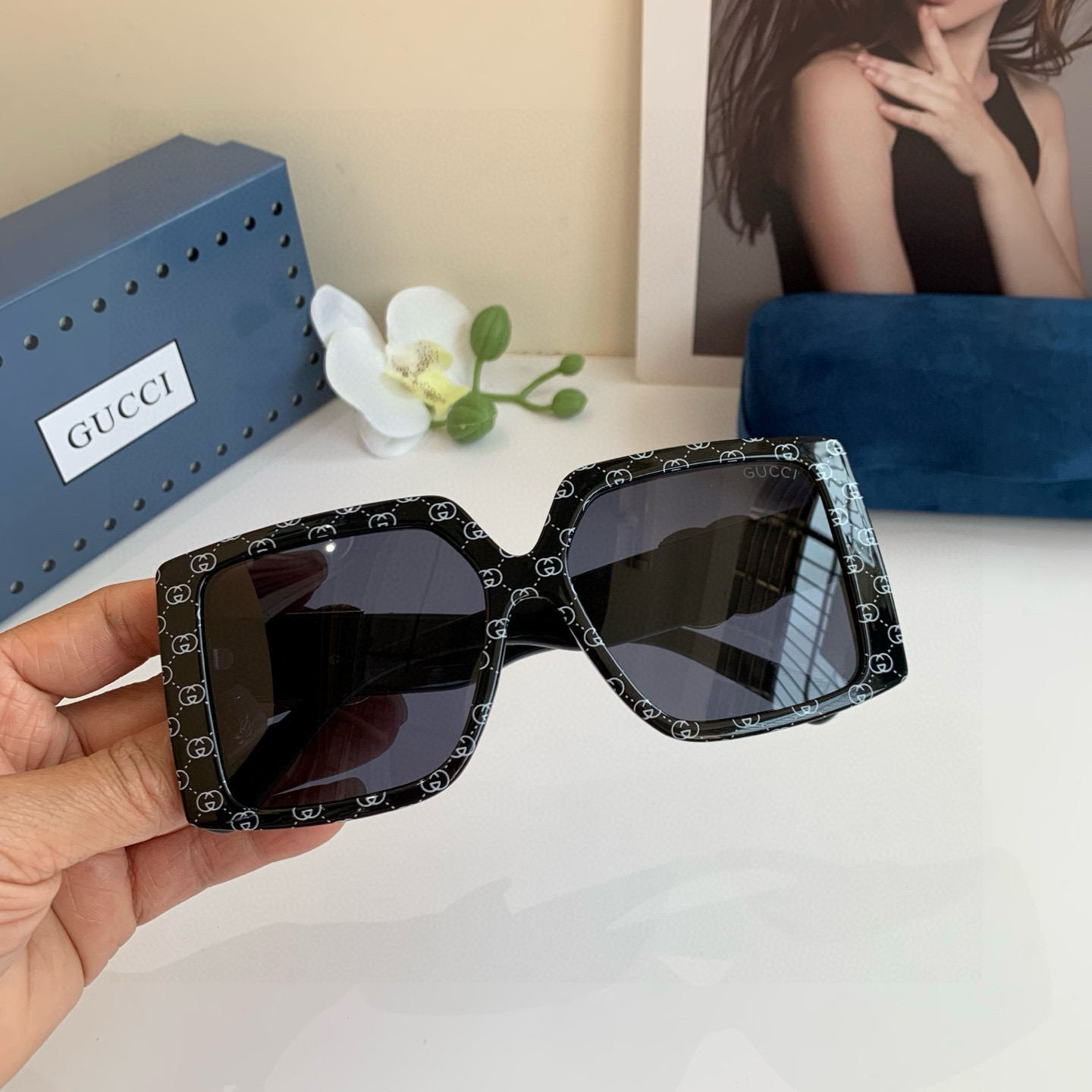 GUCCI グッチ メガネ フレーム 大きめ サングラス ブラック 31477 メンズ レディース ショップスタイル 人気商品 - 画像 3