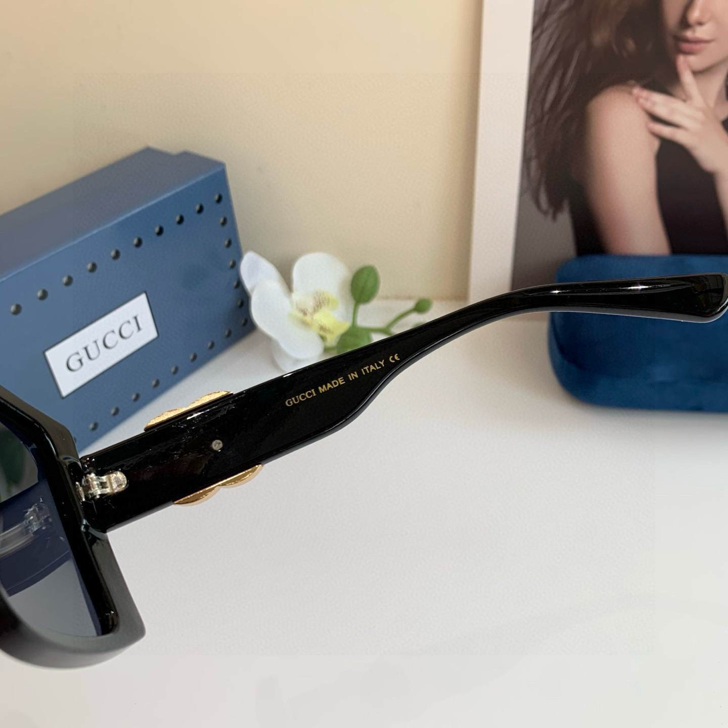 GUCCI グッチ メガネ フレーム 大きめ サングラス ブラック 31477 メンズ レディース ショップスタイル 人気商品 - 画像 6