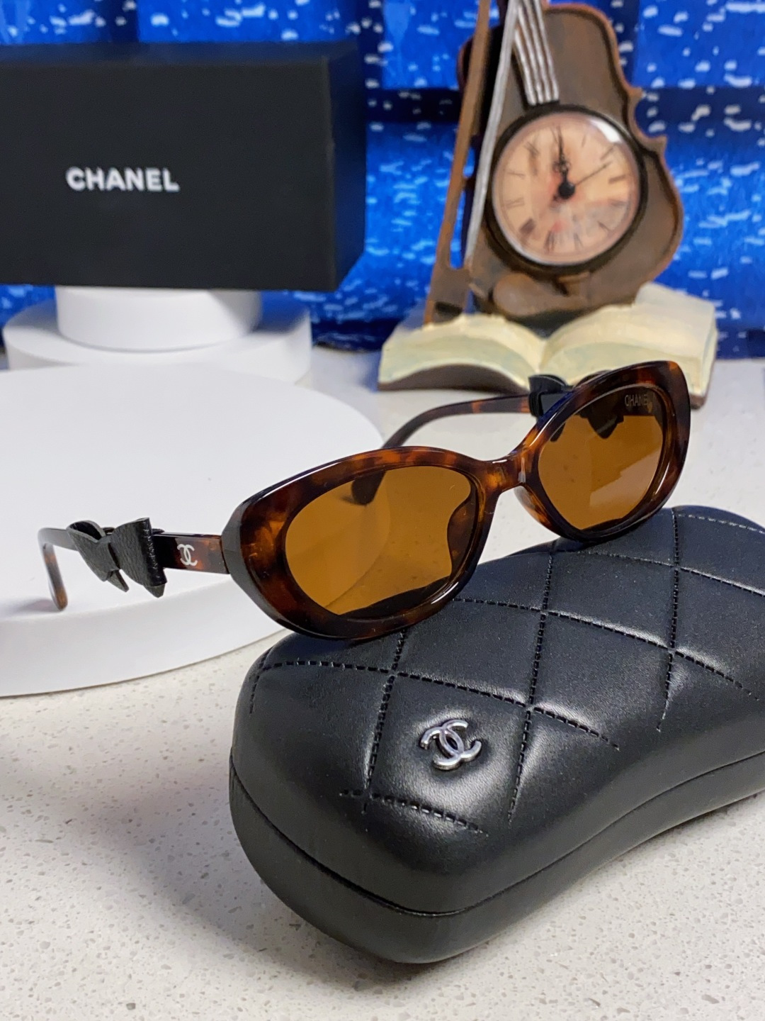 CHANEL シャネル サングラス ファッション メンズ レディース ブラック ブラウン ホワイト ピンク トートバッグ 多色展開 - 画像 2