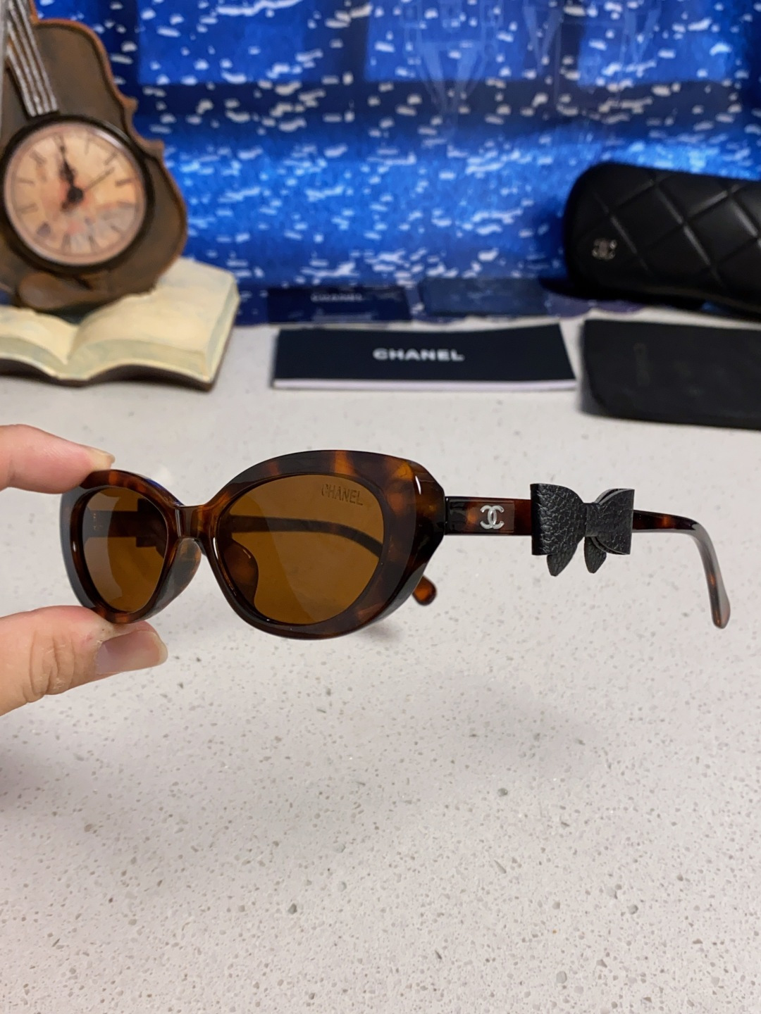 CHANEL シャネル サングラス ファッション メンズ レディース ブラック ブラウン ホワイト ピンク トートバッグ 多色展開 - 画像 9