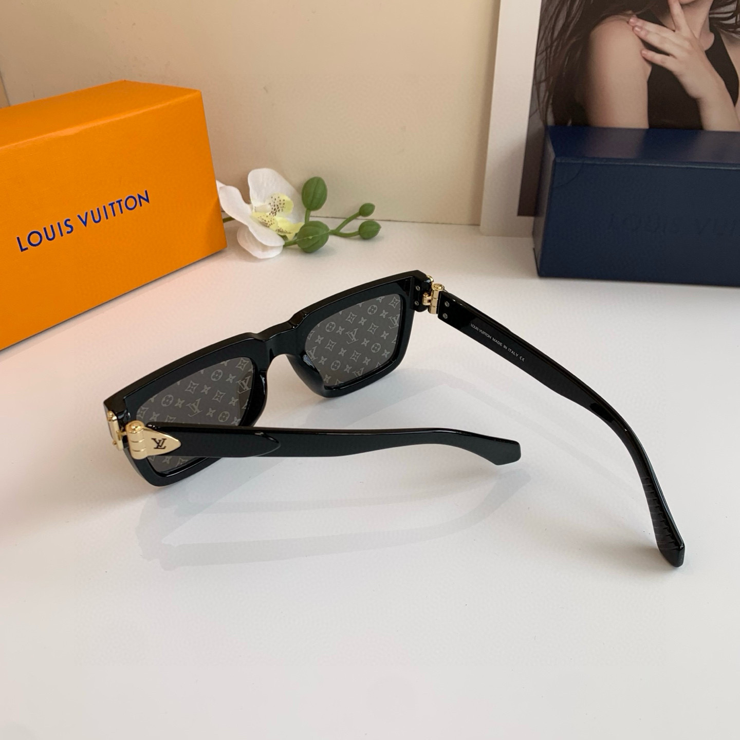 LOUIS VUITTON ルイヴィトン メンズ サングラス P140LV対応 フレームタイプ ブラック 通勤 人気モデル - 画像 6