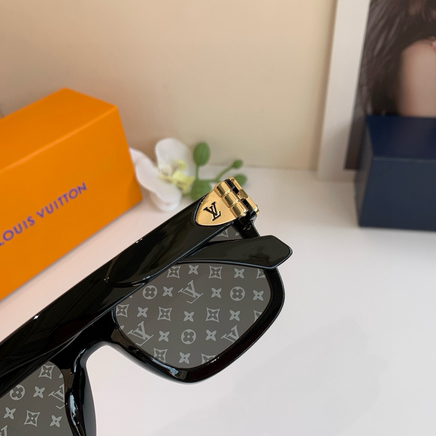LOUIS VUITTON ルイヴィトン メンズ サングラス P140LV対応 フレームタイプ ブラック 通勤 人気モデル - 画像 8