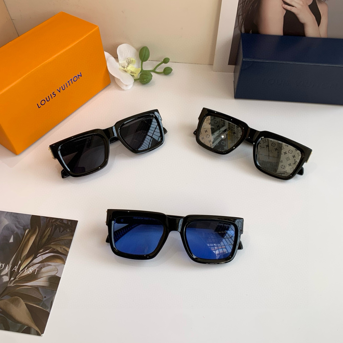 LOUIS VUITTON ルイヴィトン メンズ サングラス P140LV対応 フレームタイプ ブラック 通勤 人気モデル - 画像 9