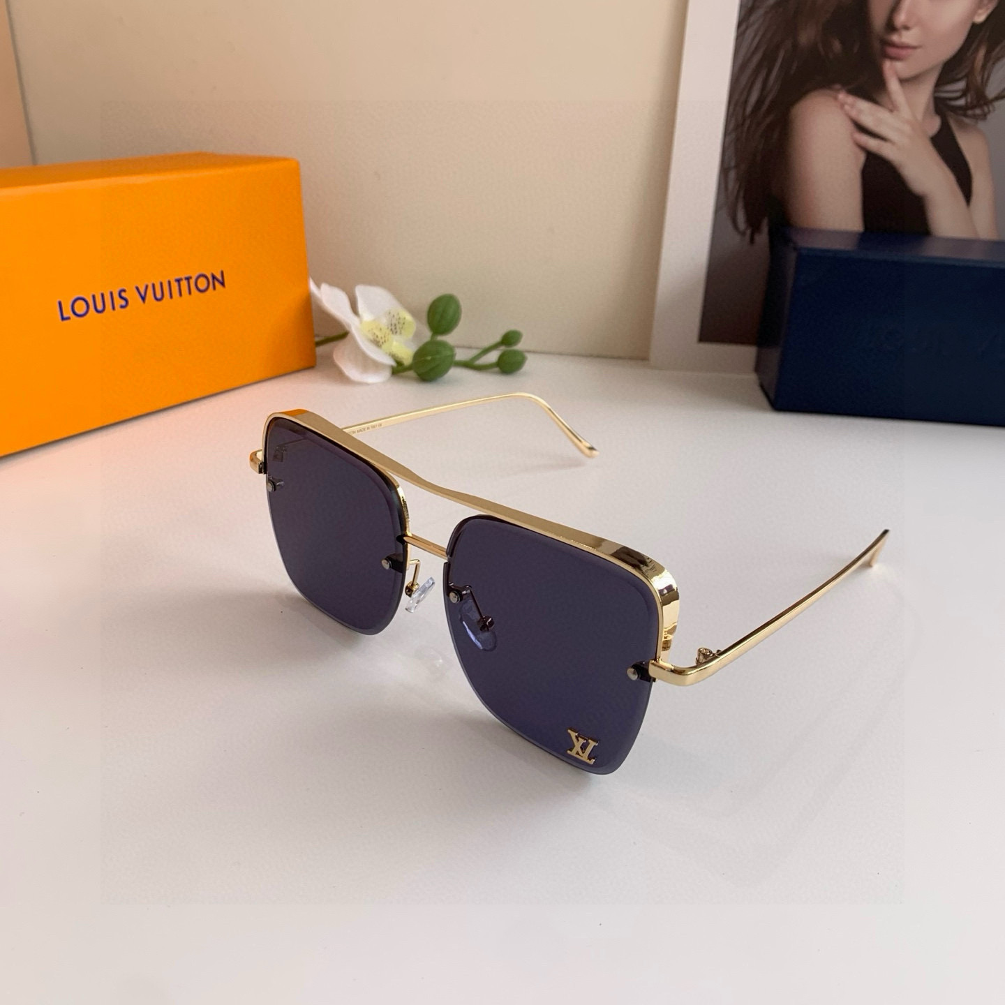 LOUIS VUITTON ルイヴィトン サングラス フレームタイプ メンズ レディース ブラック ブラウン 多色展開 - 画像 2