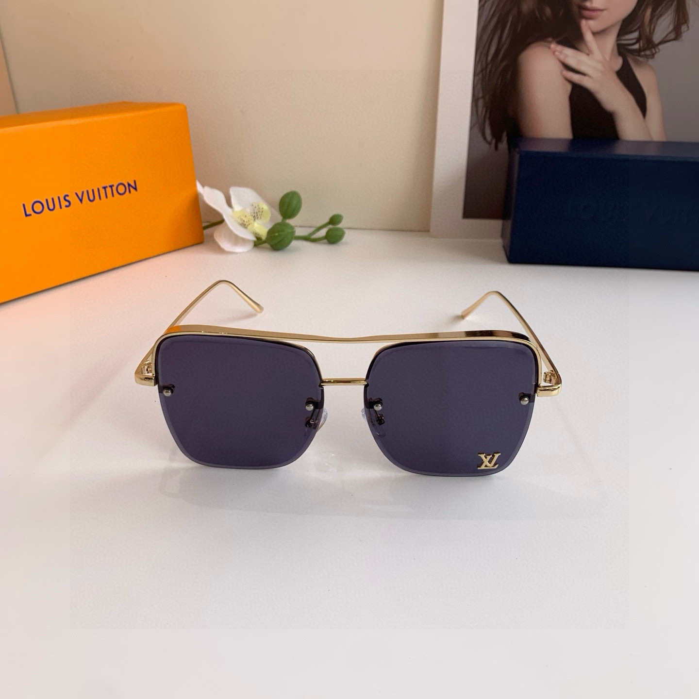 LOUIS VUITTON ルイヴィトン サングラス フレームタイプ メンズ レディース ブラック ブラウン 多色展開 - 画像 4