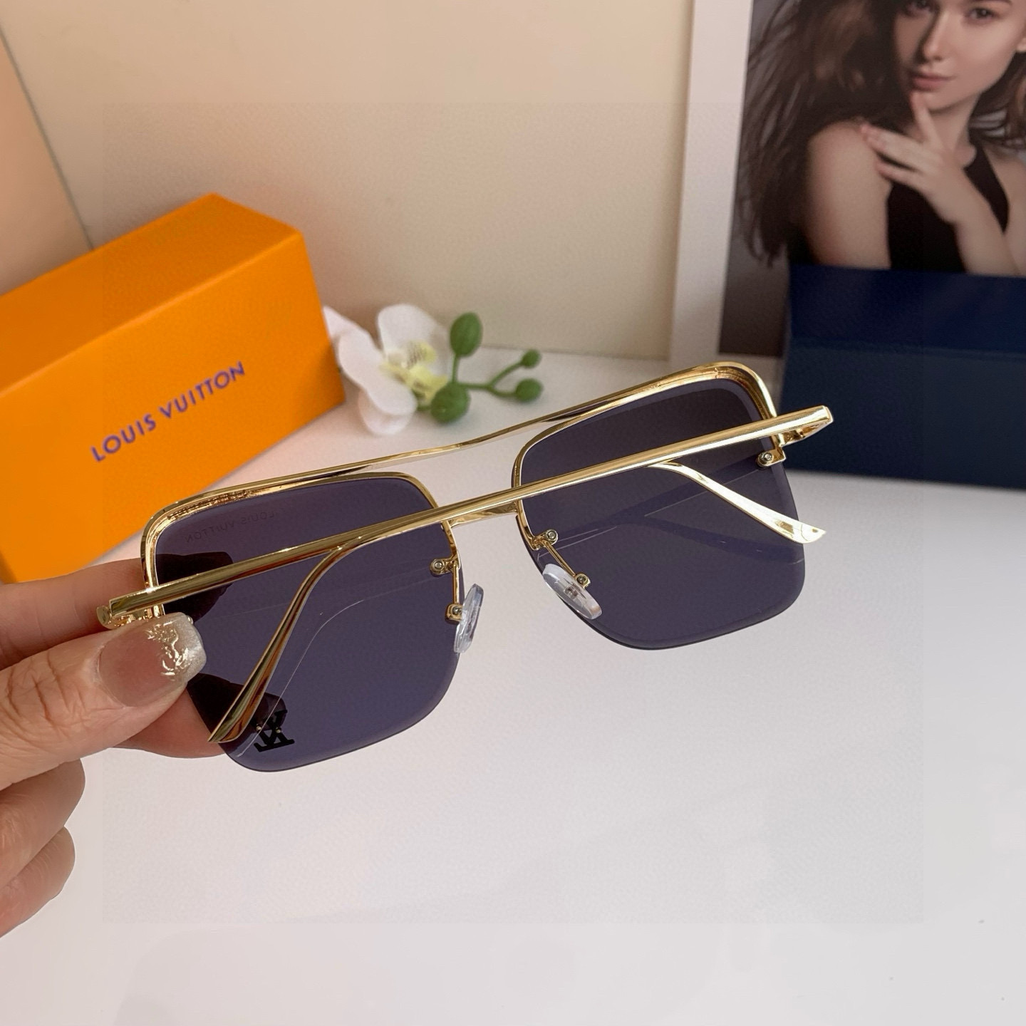 LOUIS VUITTON ルイヴィトン サングラス フレームタイプ メンズ レディース ブラック ブラウン 多色展開 - 画像 5