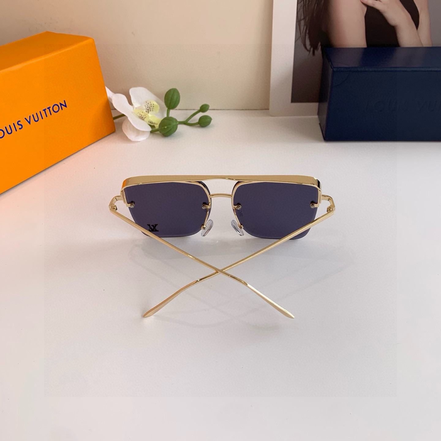 LOUIS VUITTON ルイヴィトン サングラス フレームタイプ メンズ レディース ブラック ブラウン 多色展開 - 画像 7