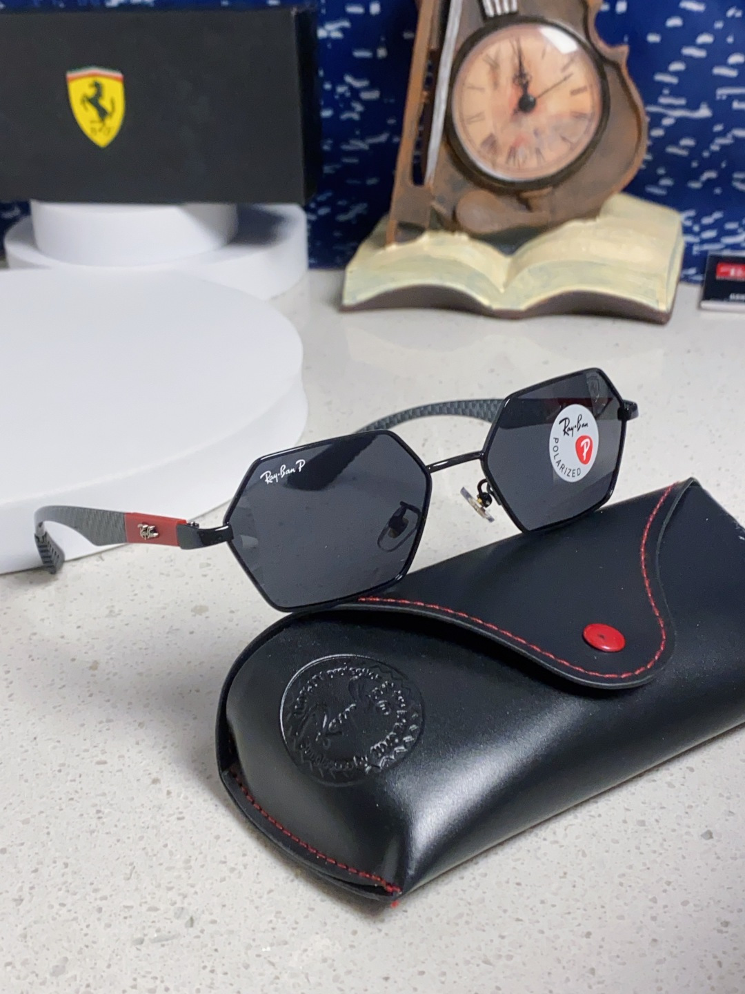 RAYBAN レイバーン メガネ サングラス RB3137 フェラーリ ポラライズド 男女兼用 プラスチック製 全6色展開 - 画像 2