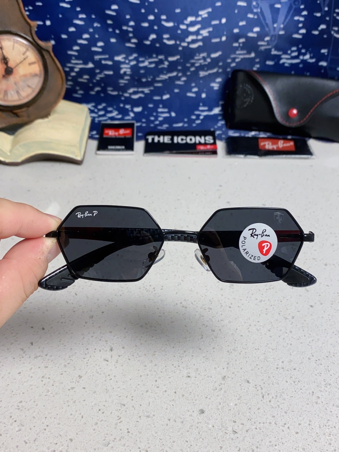 RAYBAN レイバーン メガネ サングラス RB3137 フェラーリ ポラライズド 男女兼用 プラスチック製 全6色展開 - 画像 7