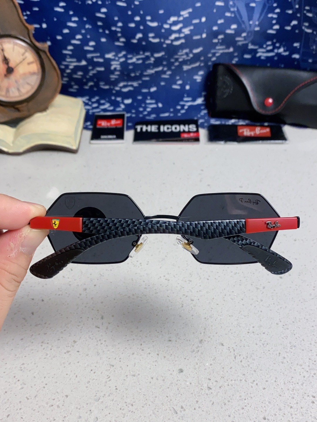 RAYBAN レイバーン メガネ サングラス RB3137 フェラーリ ポラライズド 男女兼用 プラスチック製 全6色展開 - 画像 8