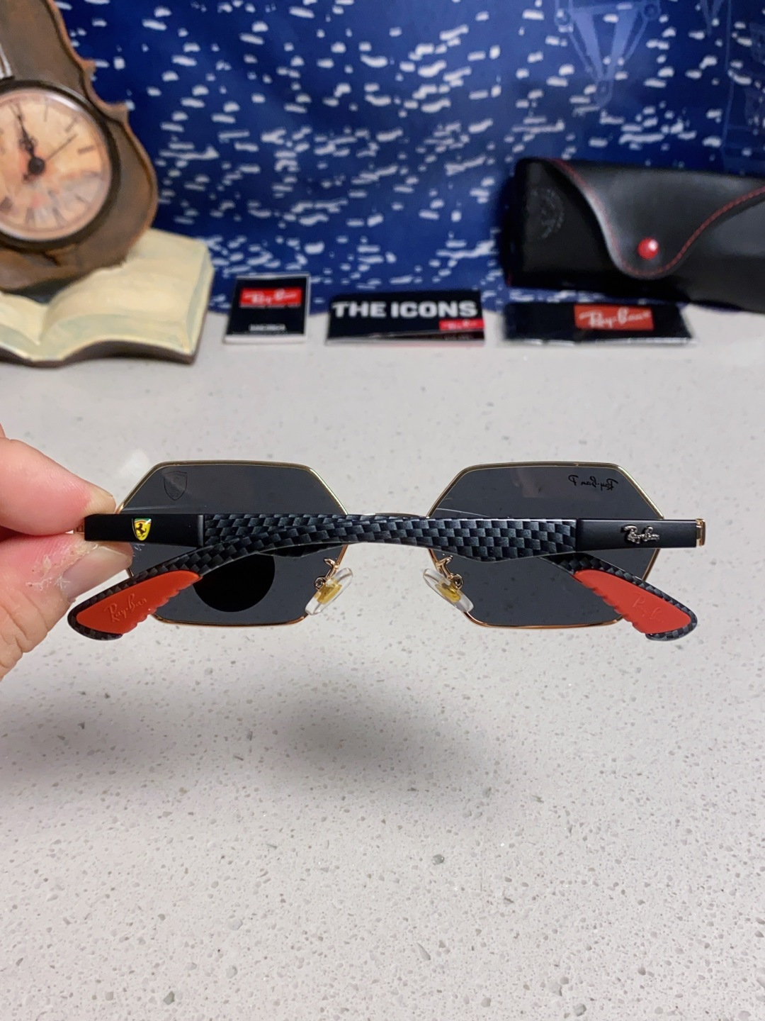 RAYBAN レイバン サングラス フェラーリ コラボ 2025年新作 偏光 メンズ レディース 男女兼用 全6色展開 RB3137 - 画像 8