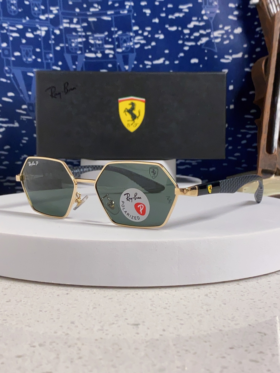RAY-BAN レイバン メガネ サングラス フェラーリ コラボ メンズ レディース ポラライズド ポリカーボネート 全6色展開 RB3137