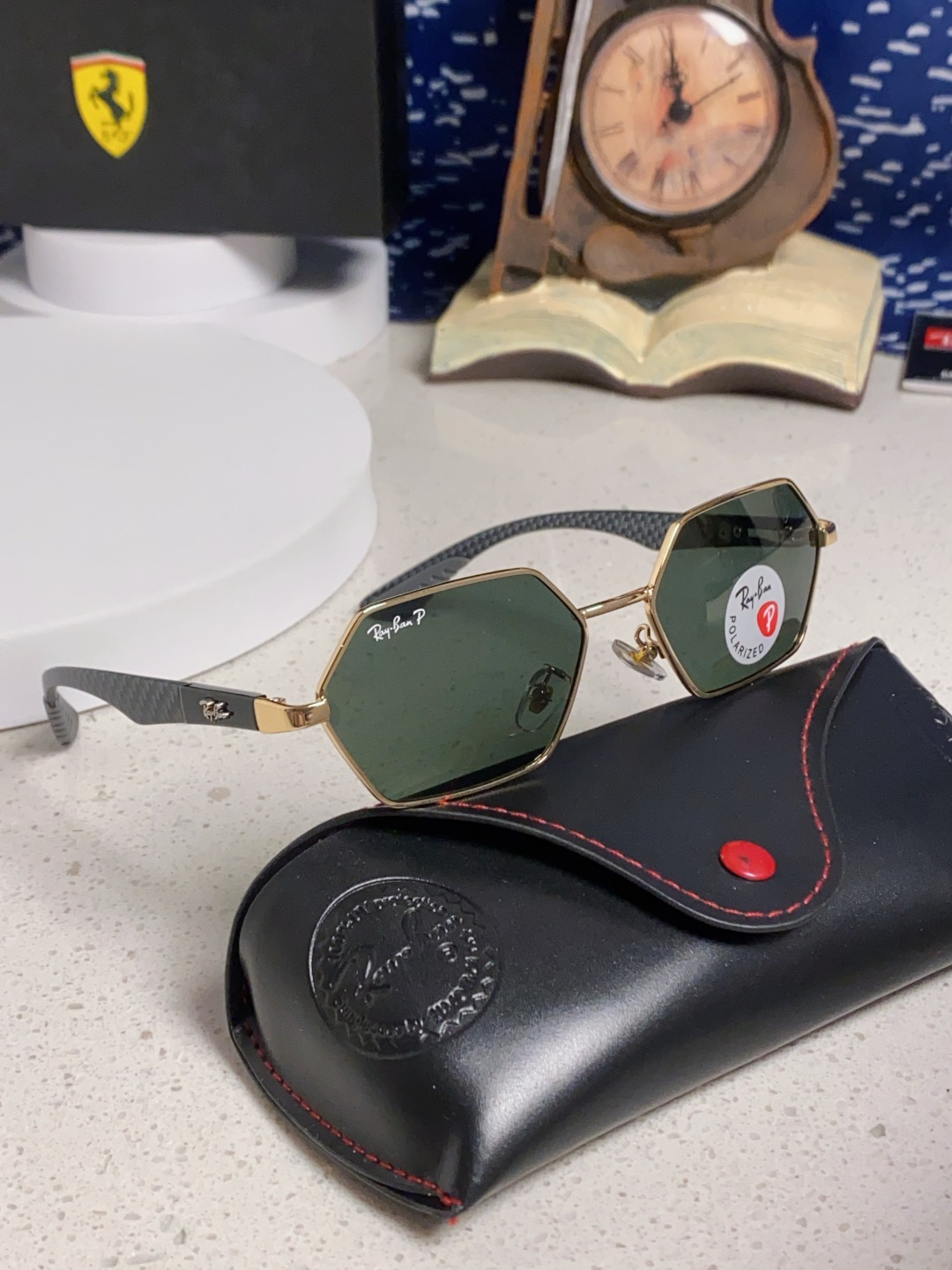 RAY-BAN レイバン メガネ サングラス フェラーリ コラボ メンズ レディース ポラライズド ポリカーボネート 全6色展開 RB3137 - 画像 2