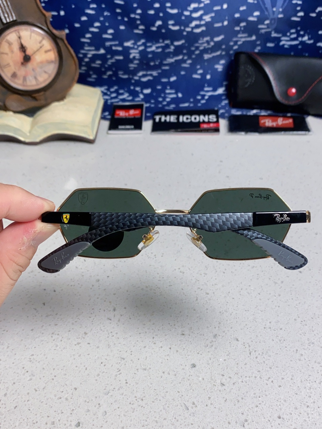 RAY-BAN レイバン メガネ サングラス フェラーリ コラボ メンズ レディース ポラライズド ポリカーボネート 全6色展開 RB3137 - 画像 8