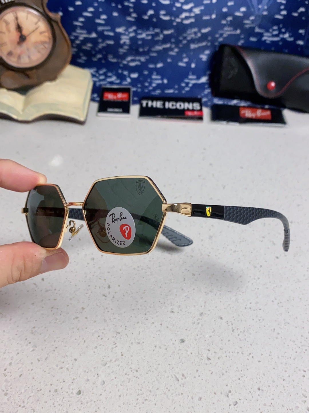 RAY-BAN レイバン メガネ サングラス フェラーリ コラボ メンズ レディース ポラライズド ポリカーボネート 全6色展開 RB3137 - 画像 9
