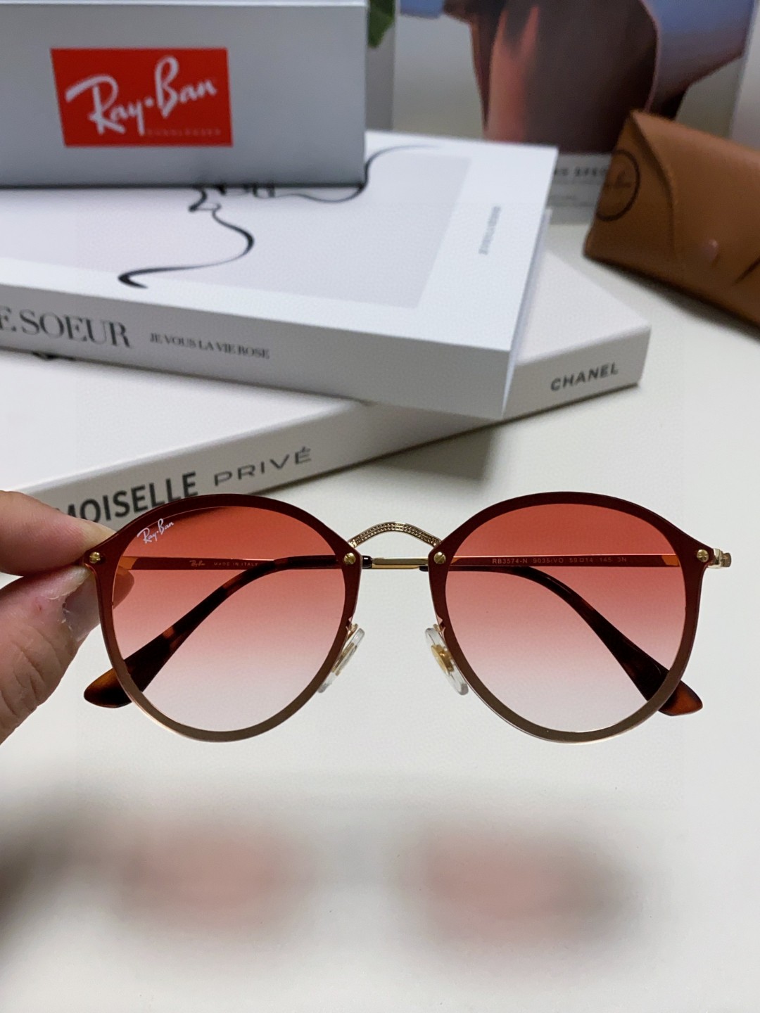 RAY-BAN レイバン サングラス RB3574 デッドストック メンズ レディース フレーム グラデーション 多色展開 - 画像 5