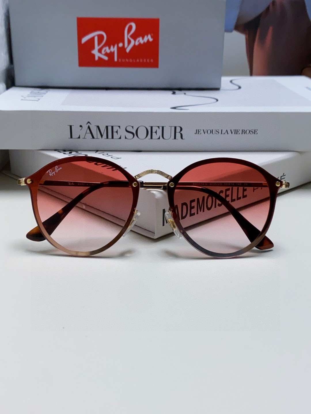 RAY-BAN レイバン サングラス RB3574 デッドストック メンズ レディース フレーム グラデーション 多色展開 - 画像 8