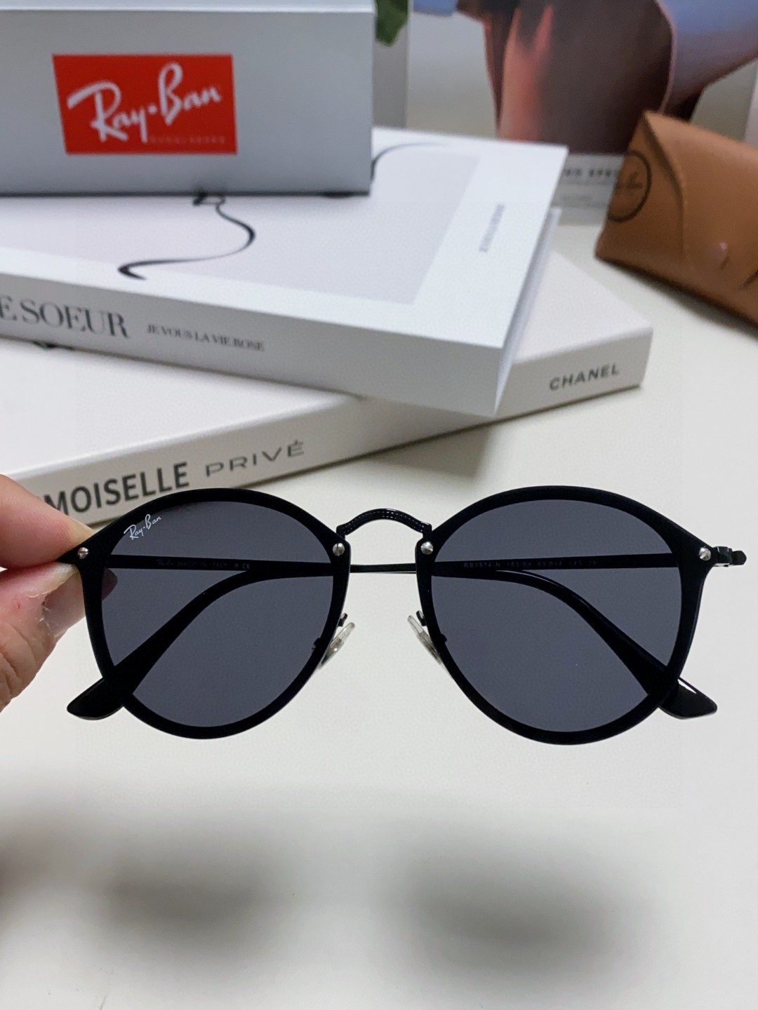 RAY-BAN レイバン サングラス RB3574 対応 メンズ レディース トレンド ブラック 多色展開 - 画像 5