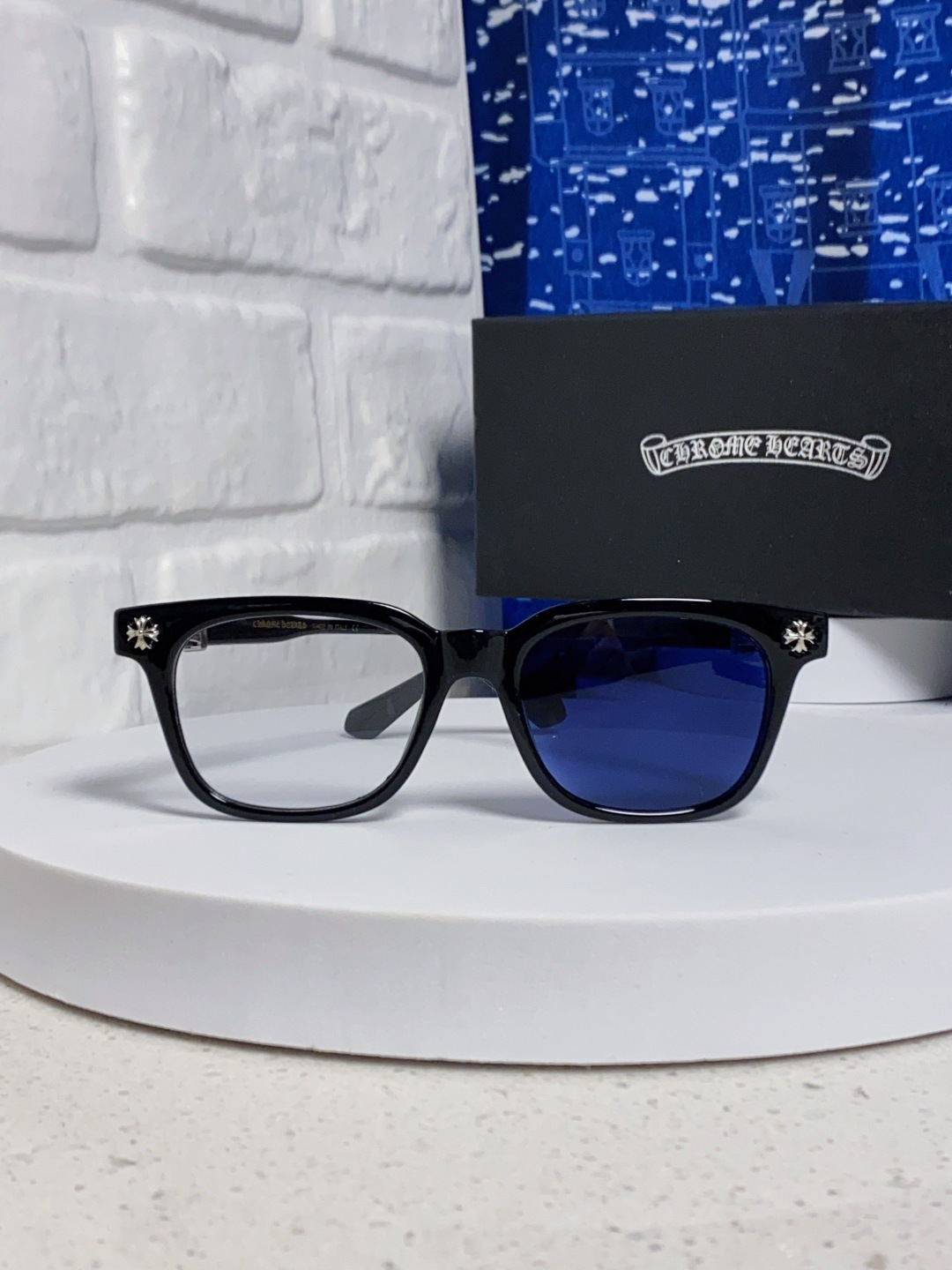 CHROME HEARTS クロムハーツ メガネ UV変色 高清 サングラス ブラック 多色展開 - 画像 6