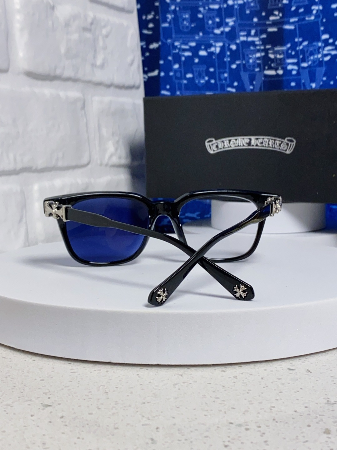 CHROME HEARTS クロムハーツ メガネ UV変色 高清 サングラス ブラック 多色展開 - 画像 7