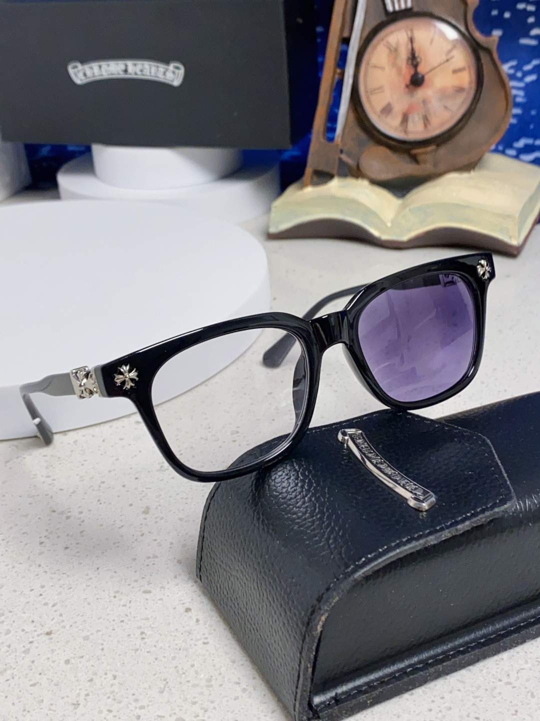 CHROME HEARTS クロムハーツ サングラス UV変色 高清 サングラス メンズ レディース ブラック 多色展開 - 画像 2