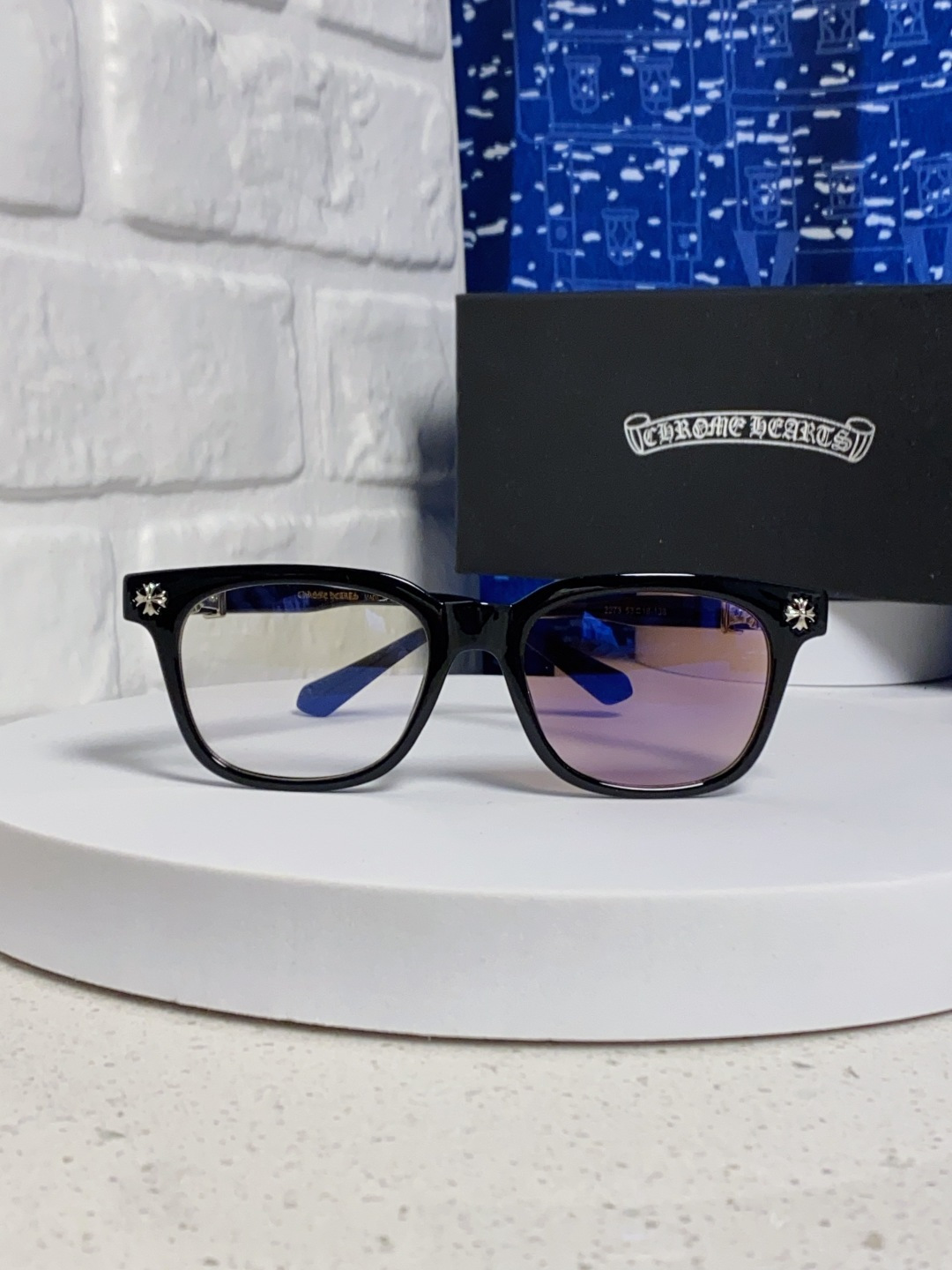 CHROME HEARTS クロムハーツ サングラス UV変色 フラットメタル メンズ レディース ブラック 多色展開 - 画像 6