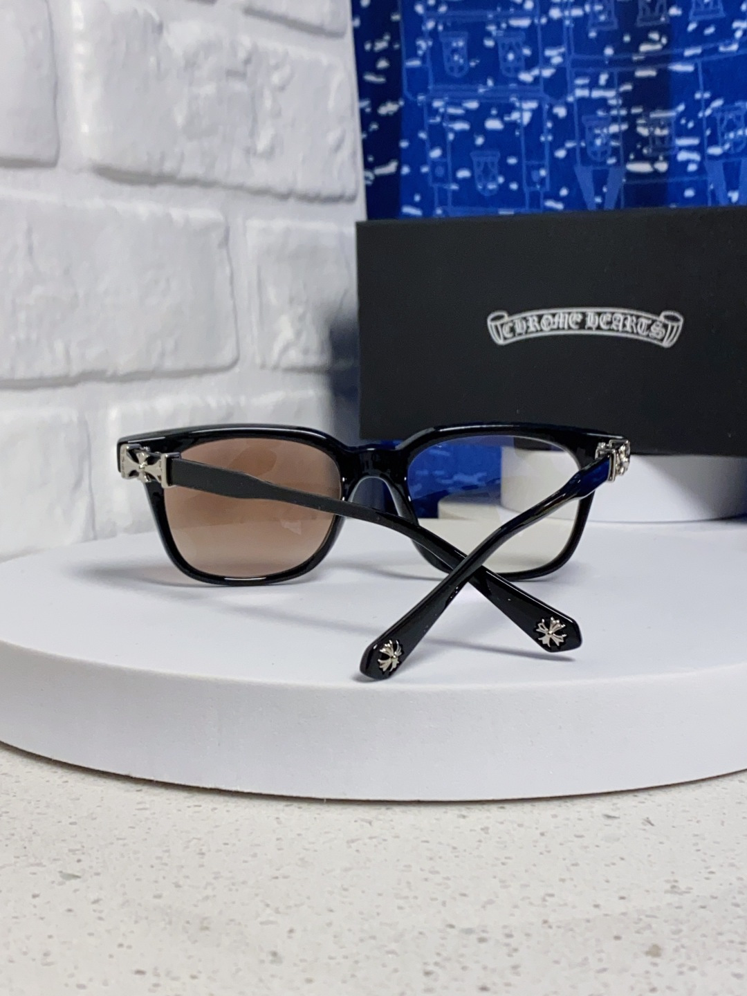 CHROME HEARTS クロムハーツ サングラス UV変色 フラットメタル メンズ レディース ブラック 多色展開 - 画像 7