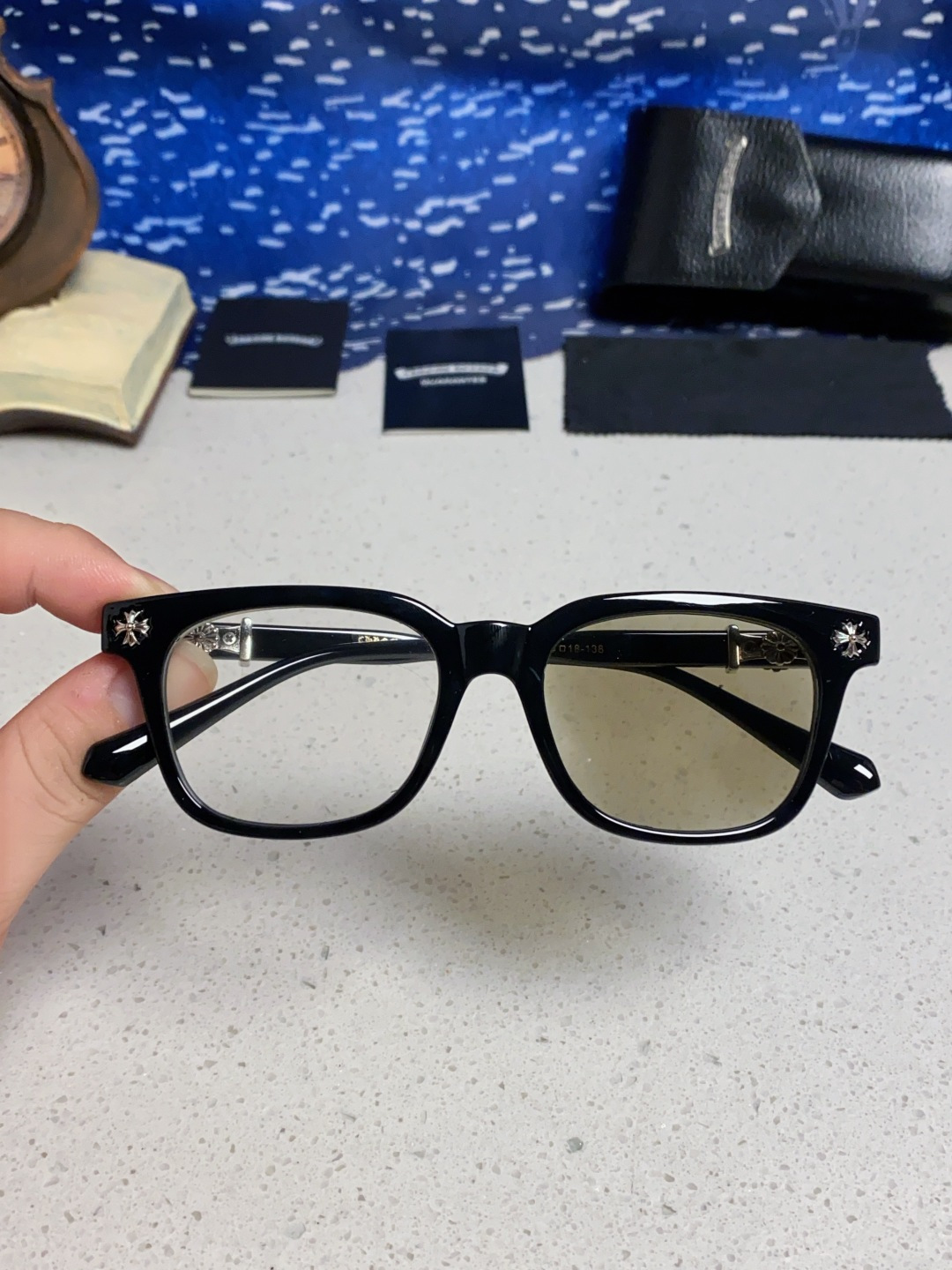 CHROME HEARTS クロムハーツ サングラス UV変色 フレーム 19-138 メンズ レディース ブラック 多色展開 - 画像 8