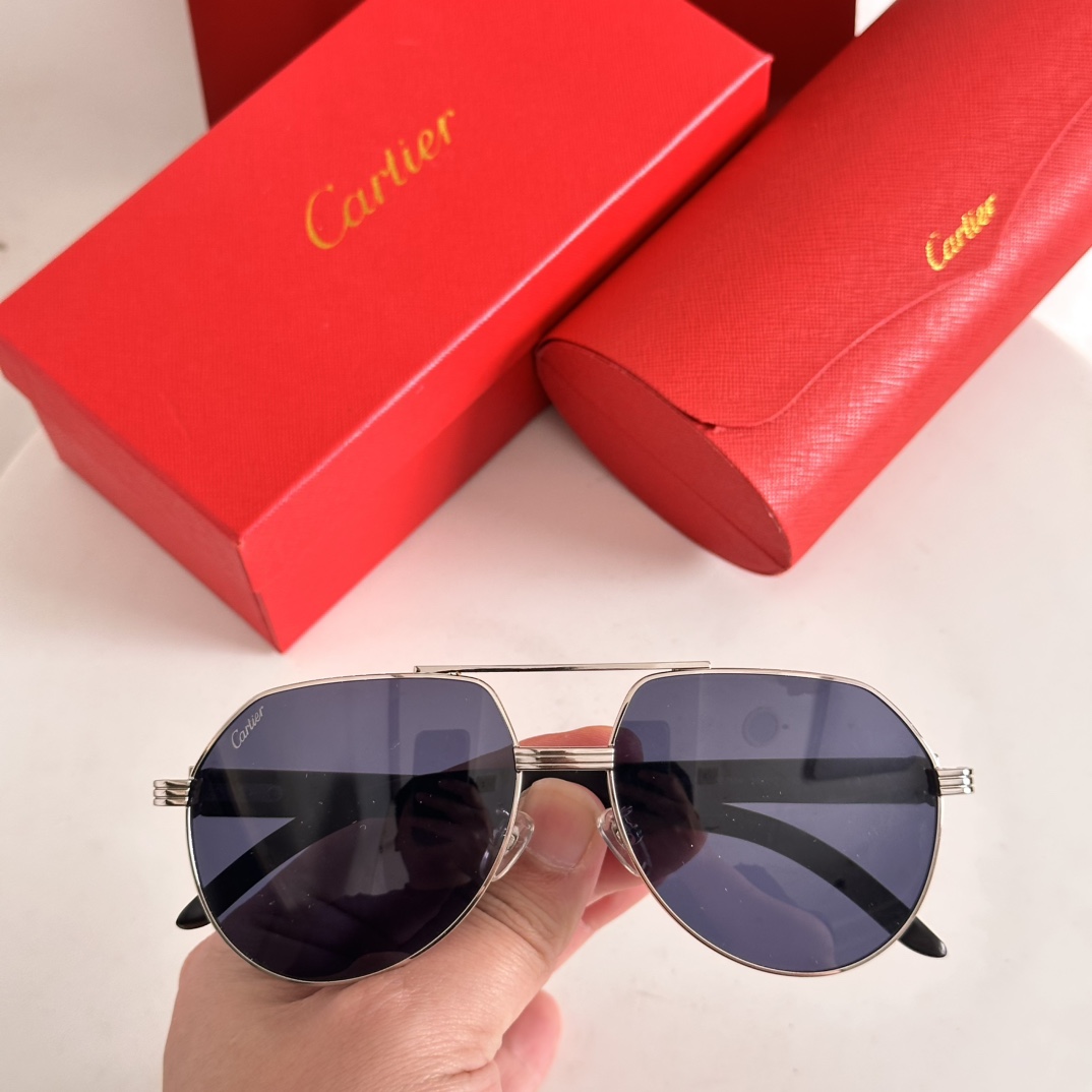 Cartier カルティエ サングラス MODEL CT0272 カルティエ対応 メンズ 限定カラー 全6色展開 - 画像 2