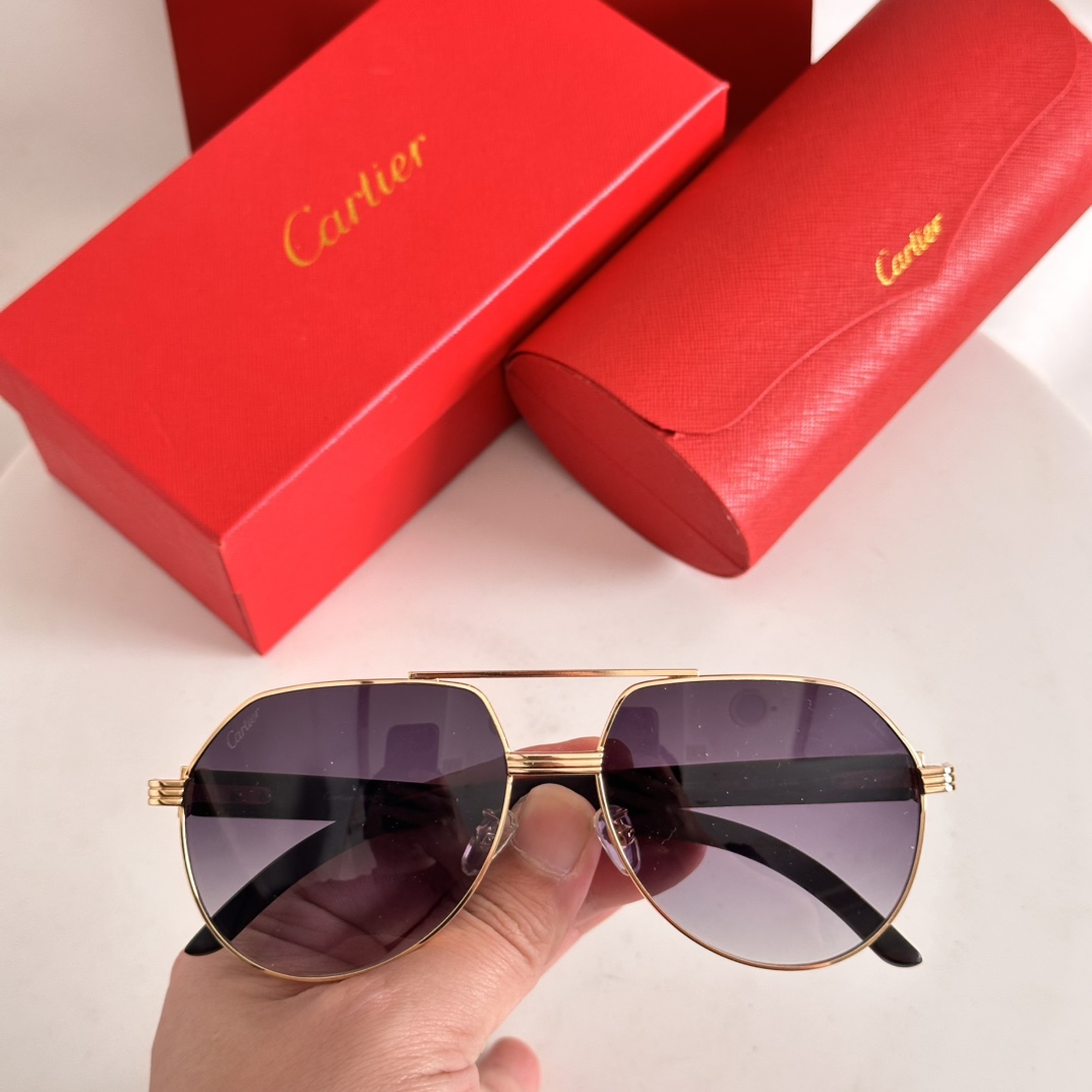 Cartier カルティエ サングラス MODEL CT0272 カルティエ対応 メンズ 限定カラー 全6色展開 - 画像 5