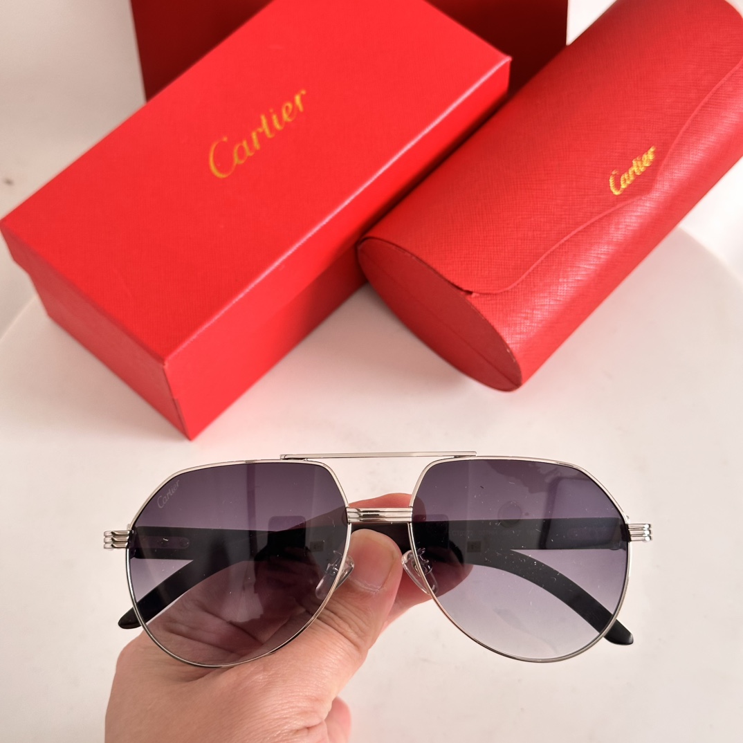 Cartier カルティエ サングラス MODEL CT0272 カルティエ対応 メンズ 限定カラー 全6色展開 - 画像 6