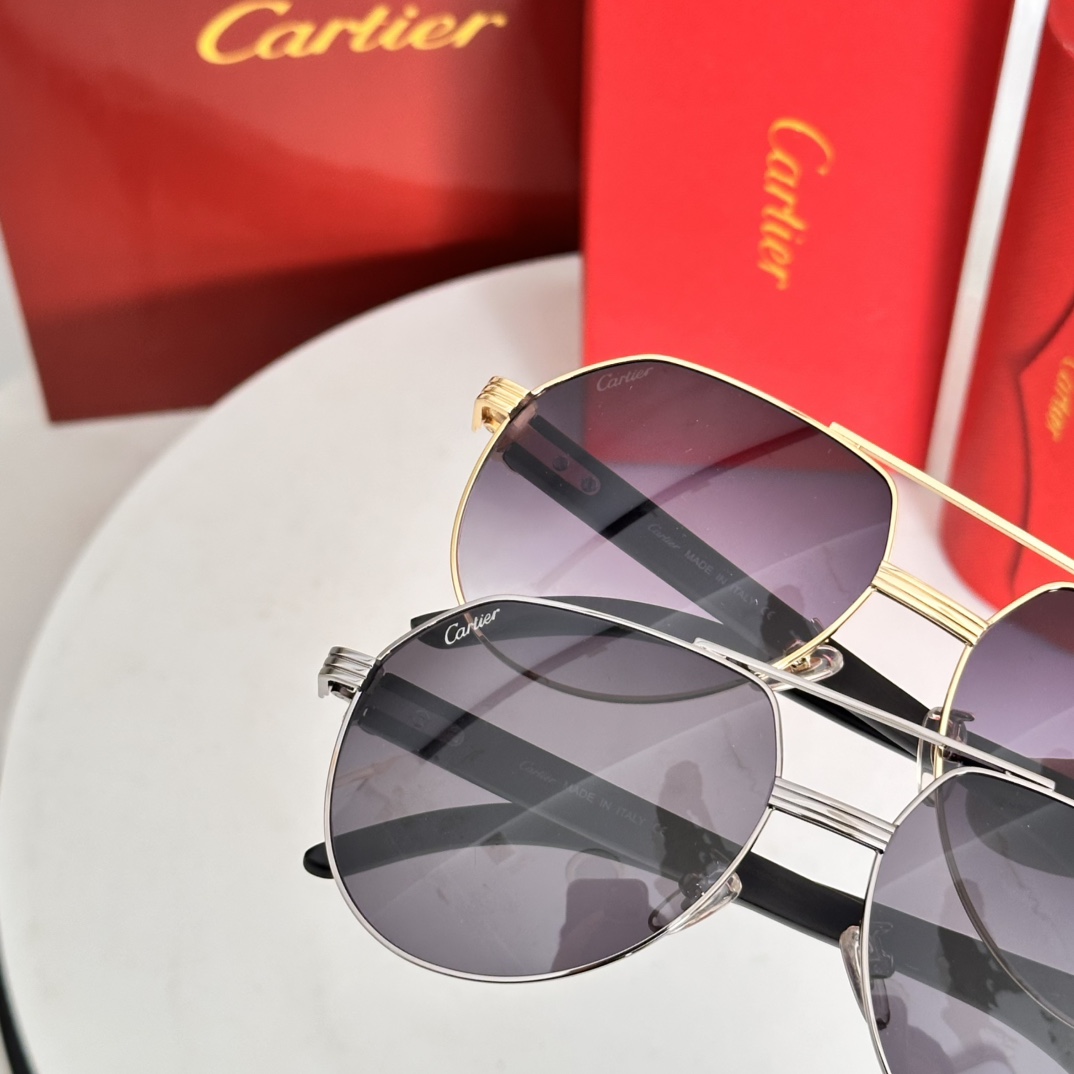 CARTIER カルティエ サングラス CT0272 59口17-145 男性用 メンズ 金属フレーム 6色展開
