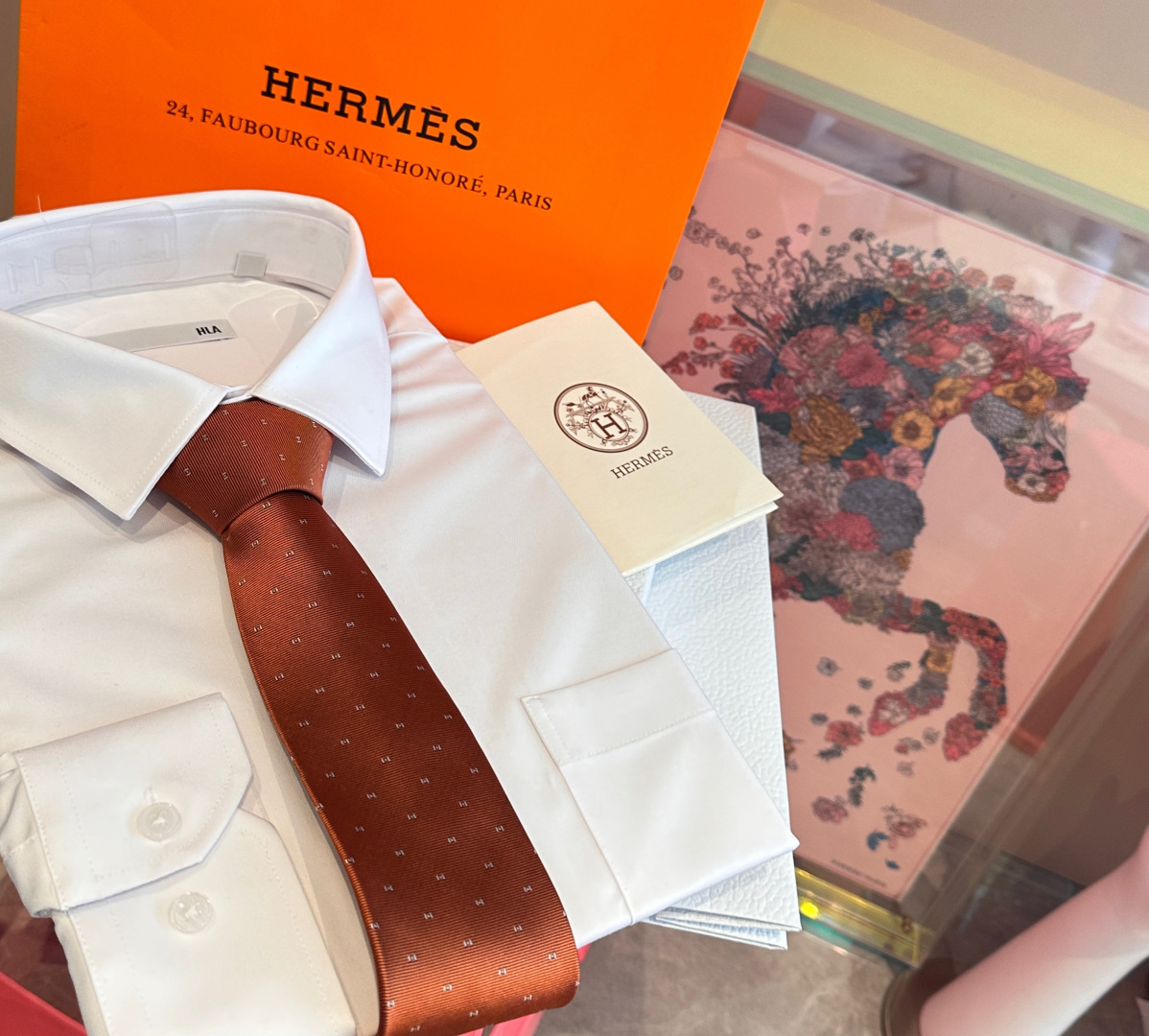 H織り ネクタイ ヘレンドール風 結婚式 ホスト 衣装 高級シルク調 光沢 ライトブルー - 画像 9