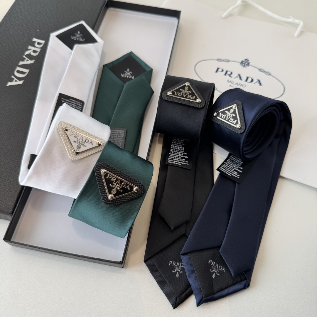 プラダ風 ネクタイ プラダ調 結婚式 パーティ 衣装 高級シルク調 光沢 ブルー ネイビー グリーン