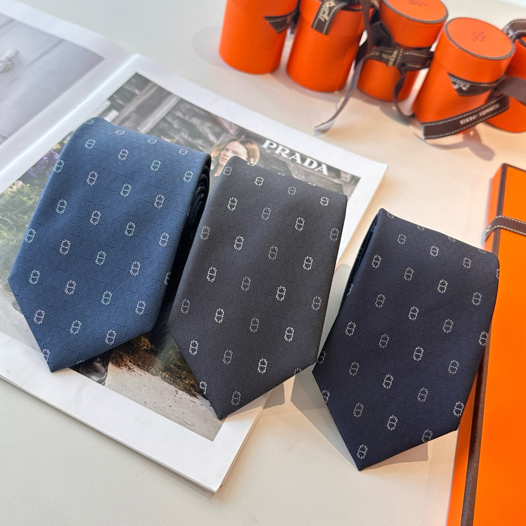 H織り ネクタイ ヘレズ風 プレゼント ホスト 衣装 高級シルク調 光沢 ネイビー - 画像 4