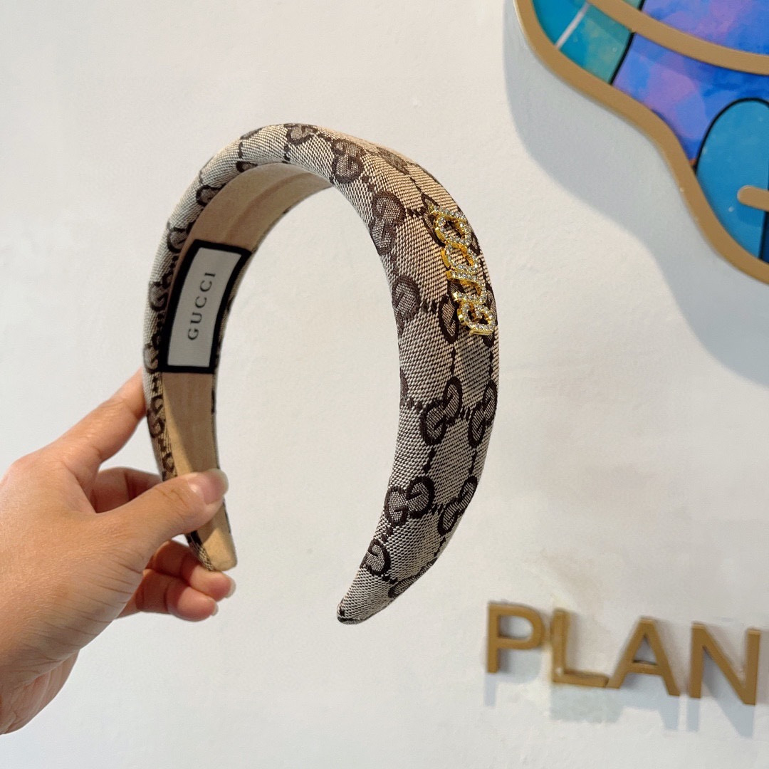 GUCCI グッチ ヘアバンド グッチ ロゴ メンズ レディース 全3色 - 画像 2